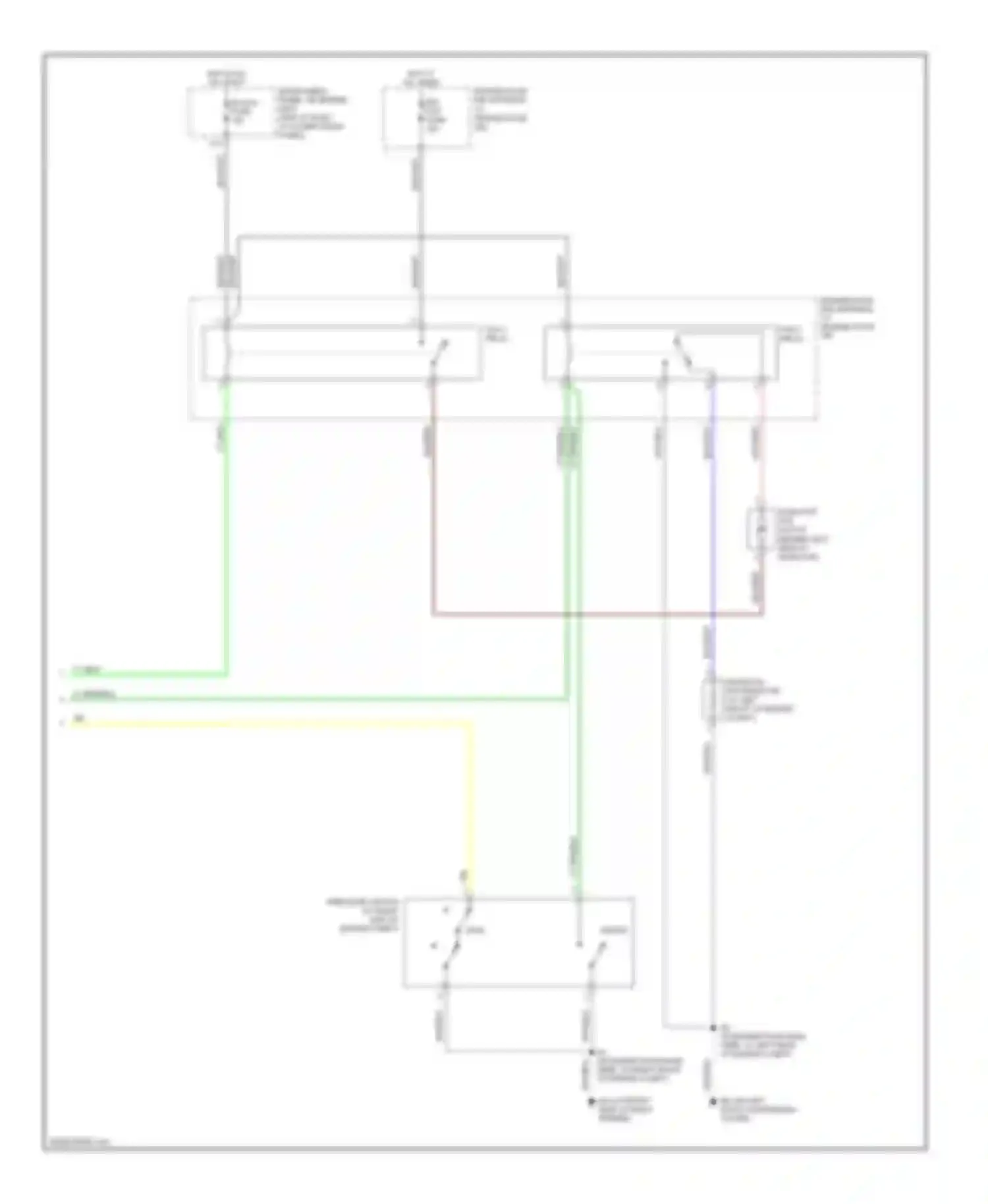 Corolla Toyota IX facelift (2003-2007): Manual a/c circuit (2 of 2)