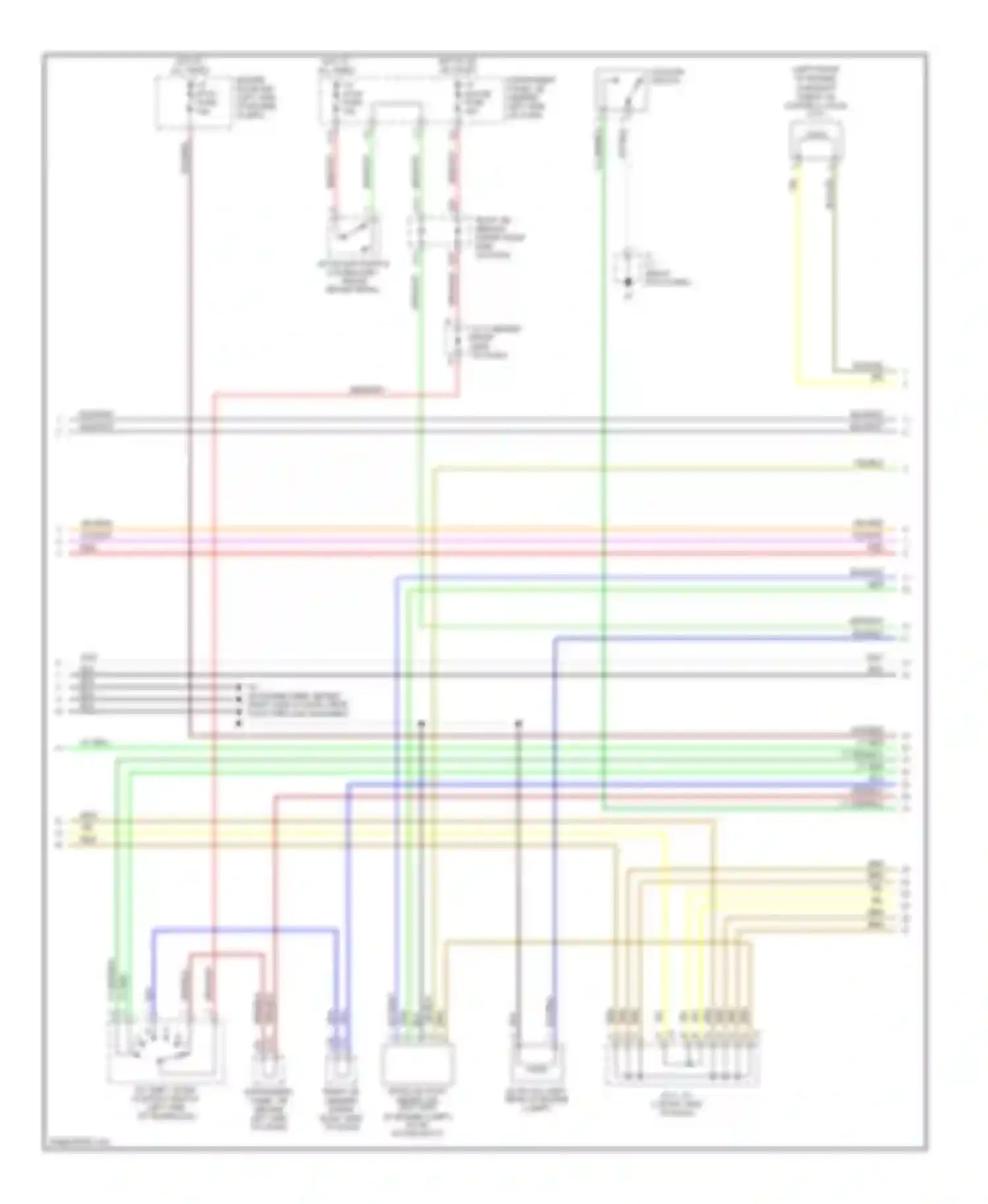 Corolla Toyota IX facelift (2003-2007): Wiring diagram engine performance 1.8l, except xrs (3 of 4)