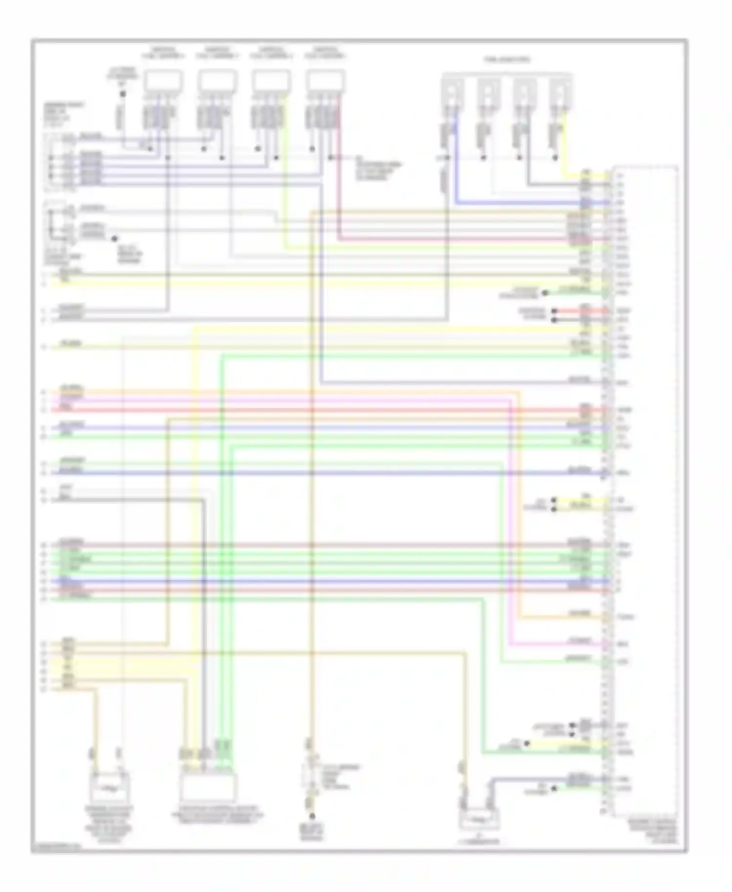 Corolla Toyota IX facelift (2003-2007): Wiring diagram engine performance 1.8l, except xrs (4 of 4)