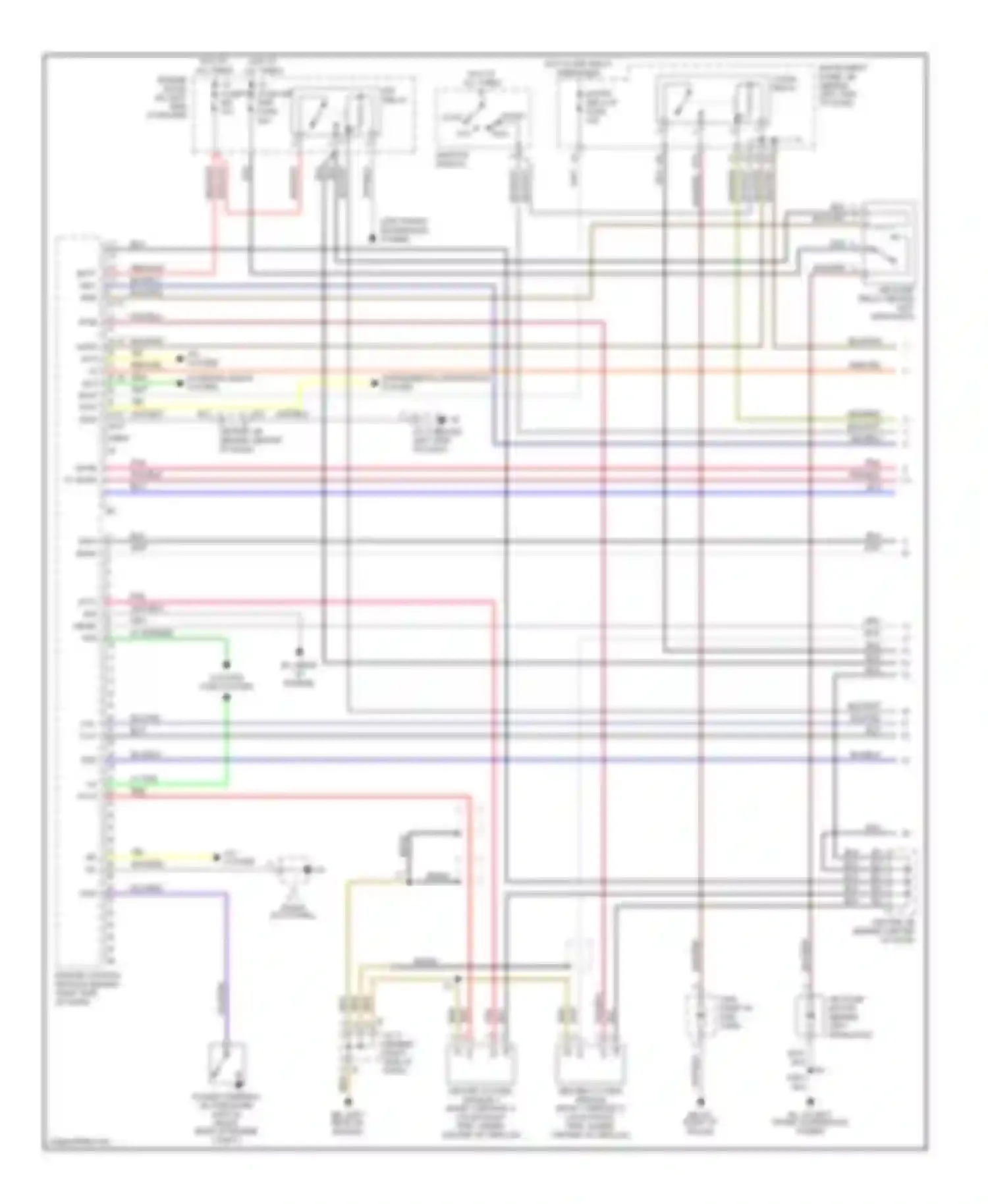 Corolla Toyota IX facelift (2003-2007): Wiring diagram engine performance 1.8l, xrs (1 of 3)