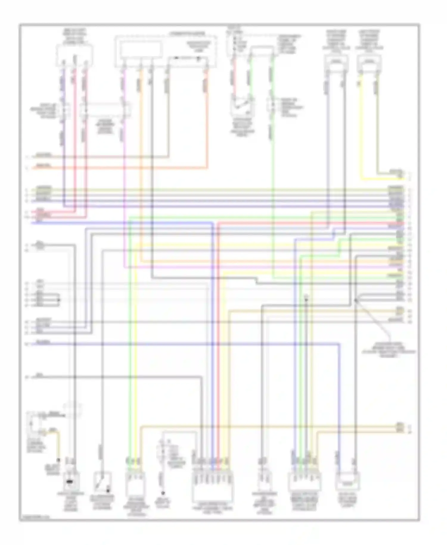Corolla Toyota IX facelift (2003-2007): Wiring diagram engine performance 1.8l, xrs (2 of 3)