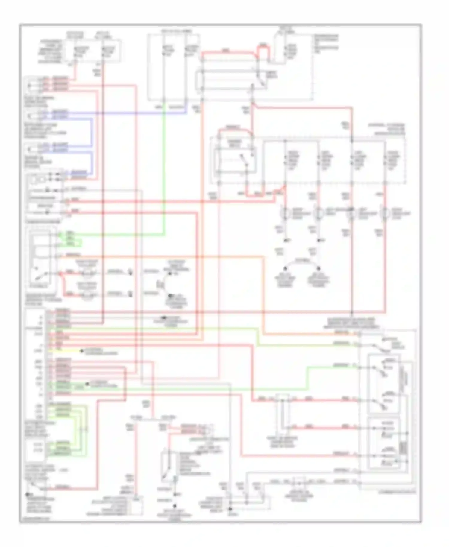 Corolla Toyota IX facelift (2003-2007): Headlights circuit