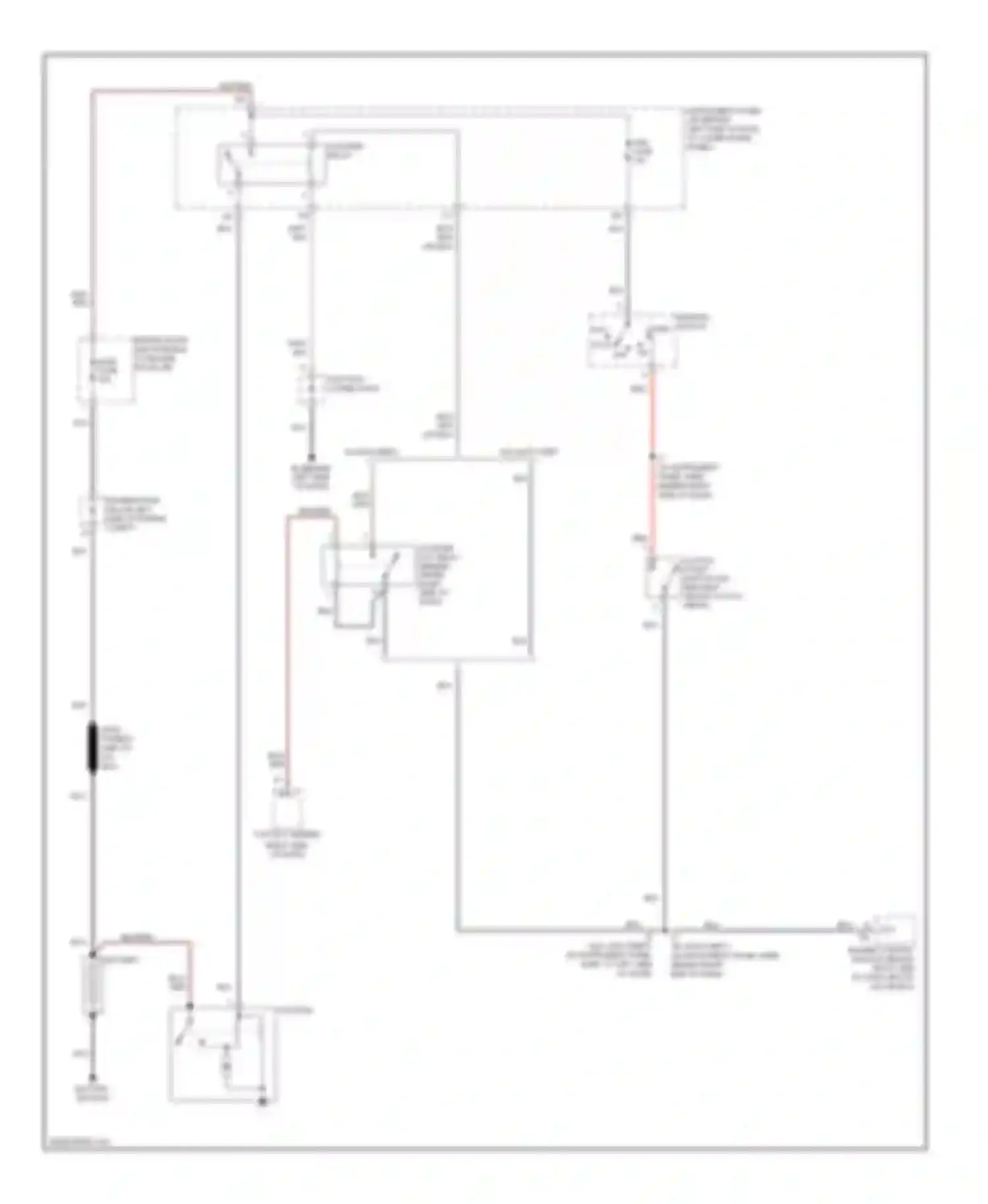 Corolla Toyota IX facelift (2003-2007): Starting circuit, m/t