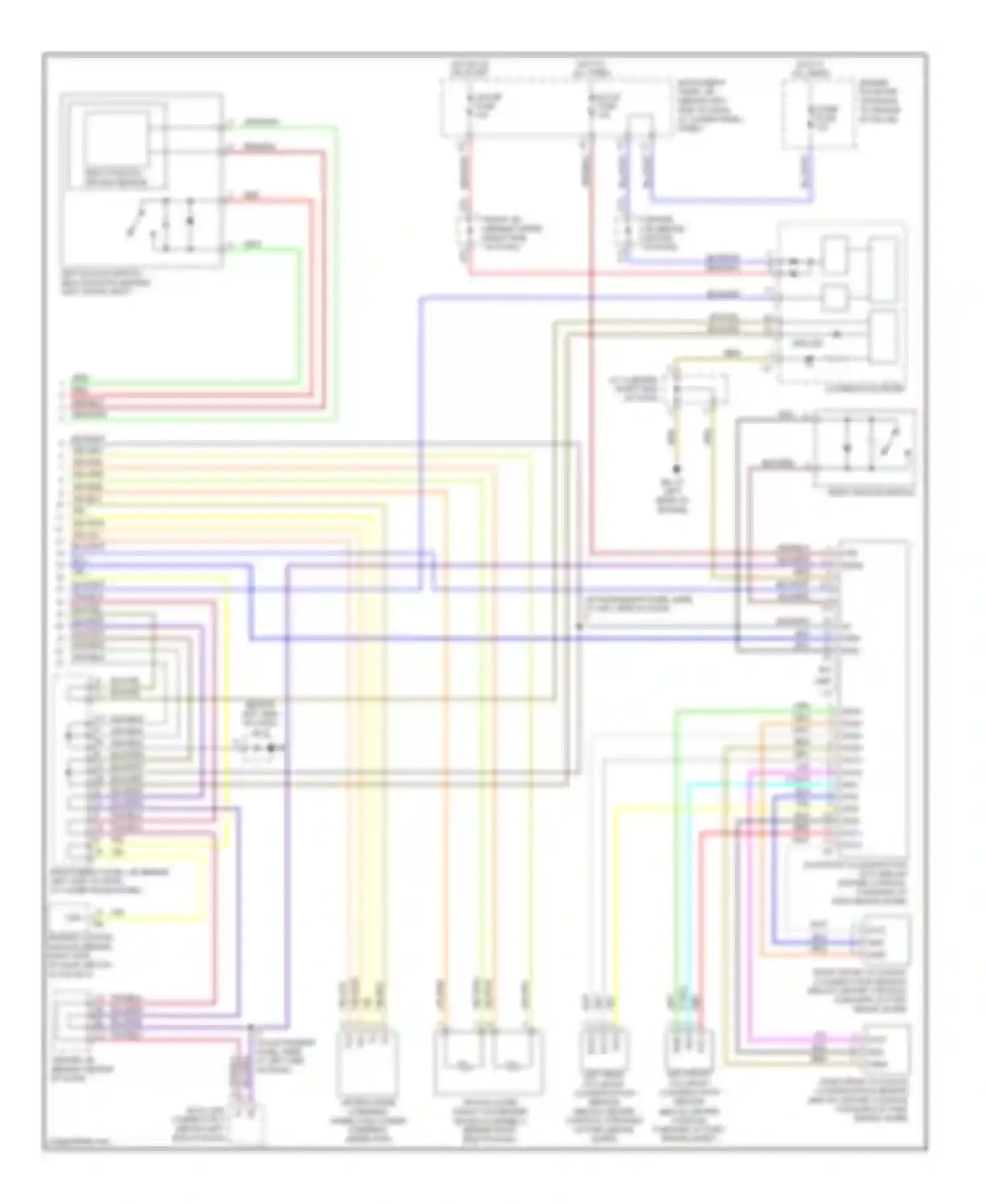 Corolla Toyota IX facelift (2003-2007): Supplemental restraints circuit (2 of 2)