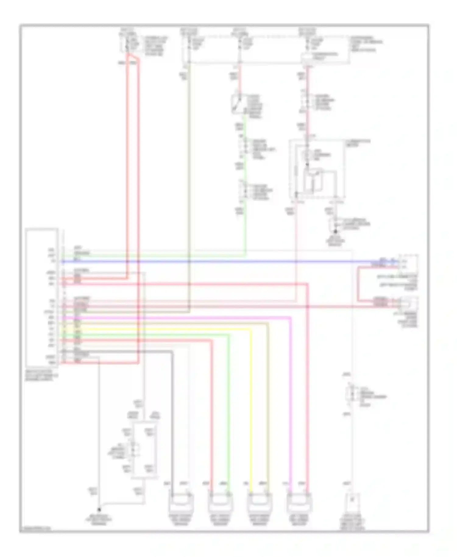 Corolla Toyota IX (2000-2004): Anti-lock brake circuits