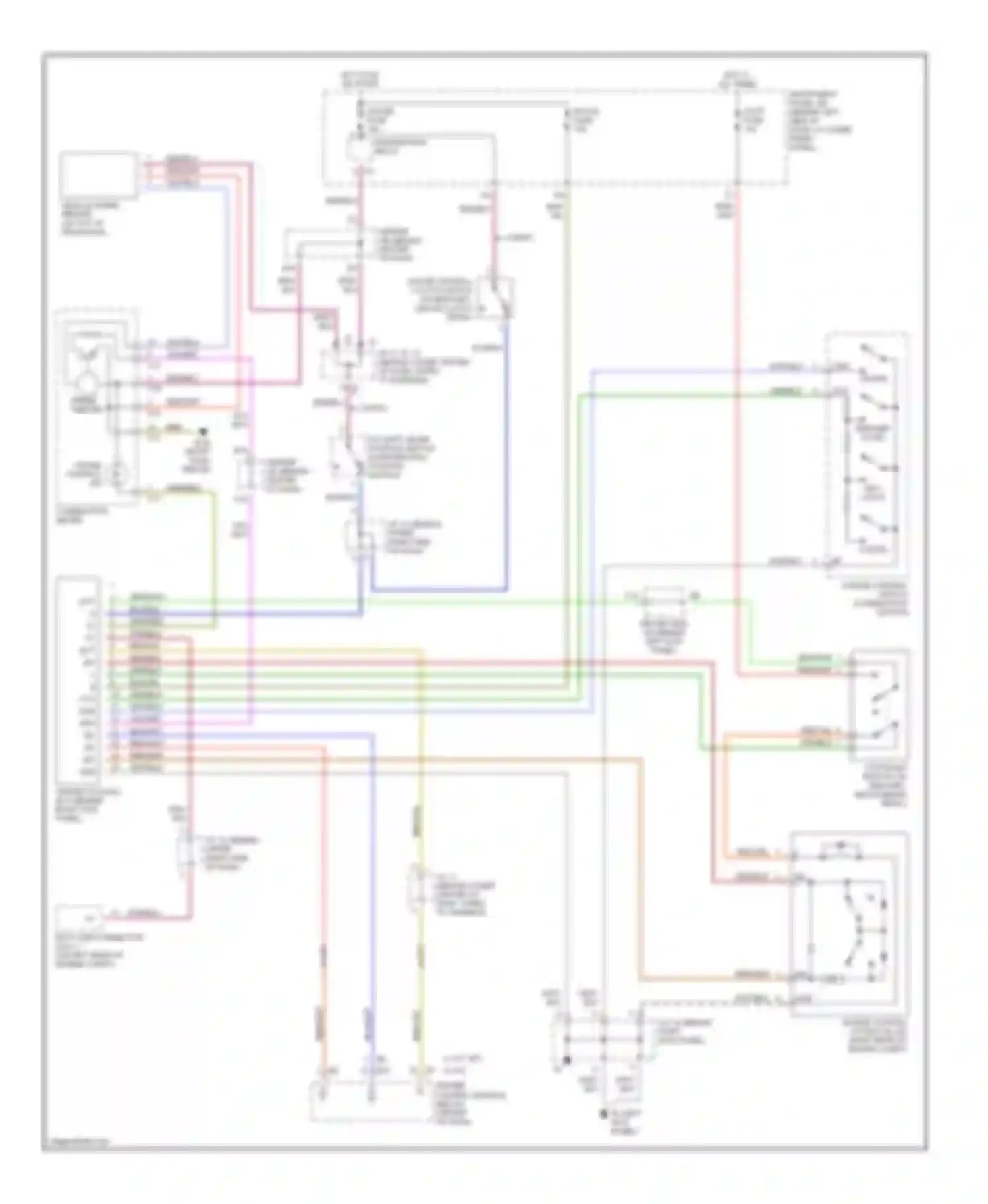 Corolla Toyota IX (2000-2004): Cruise control circuit