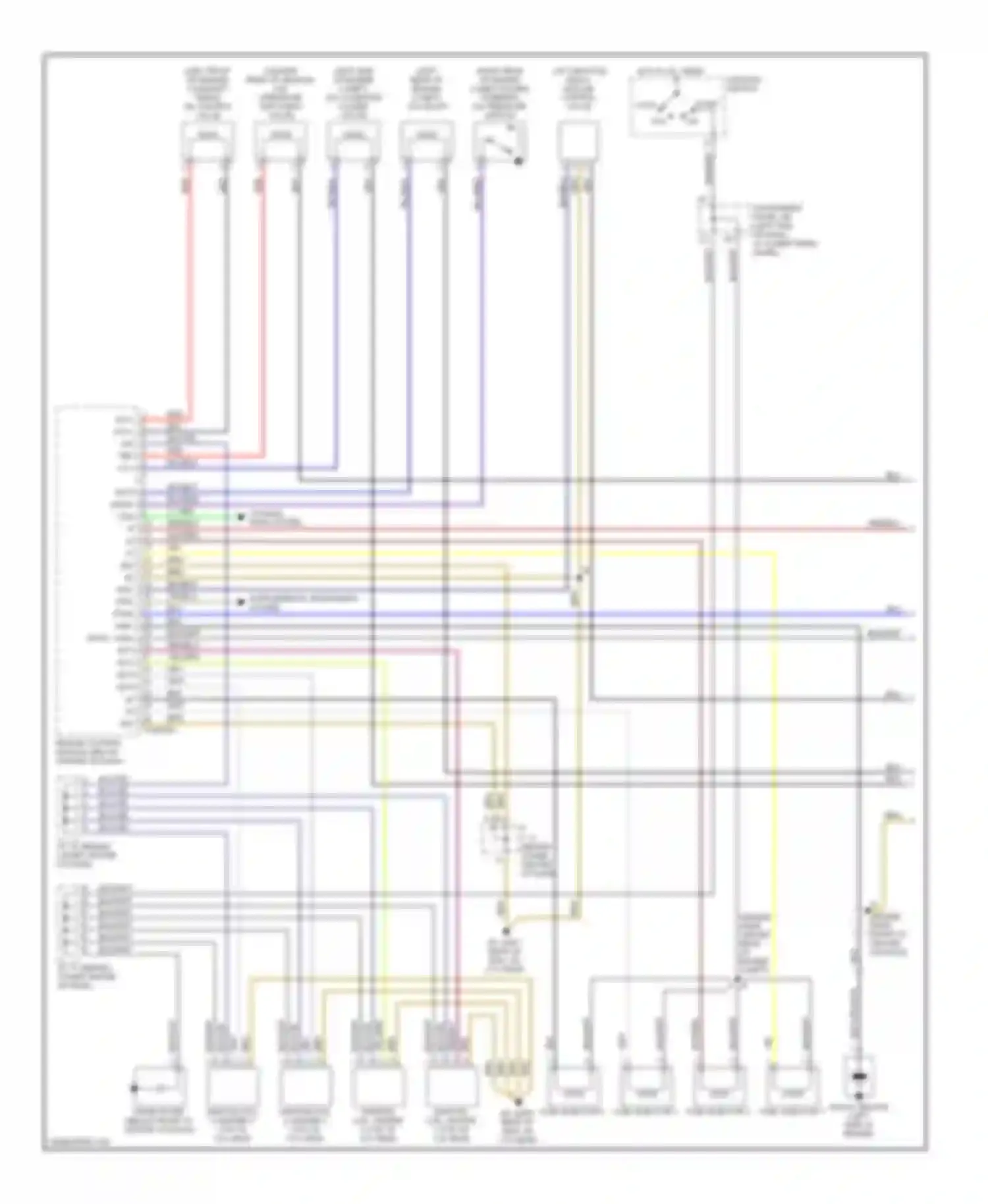 Corolla Toyota IX (2000-2004): Wiring diagram engine performance 1.8ls, 3 speed a/t & m/t (1
of 3)