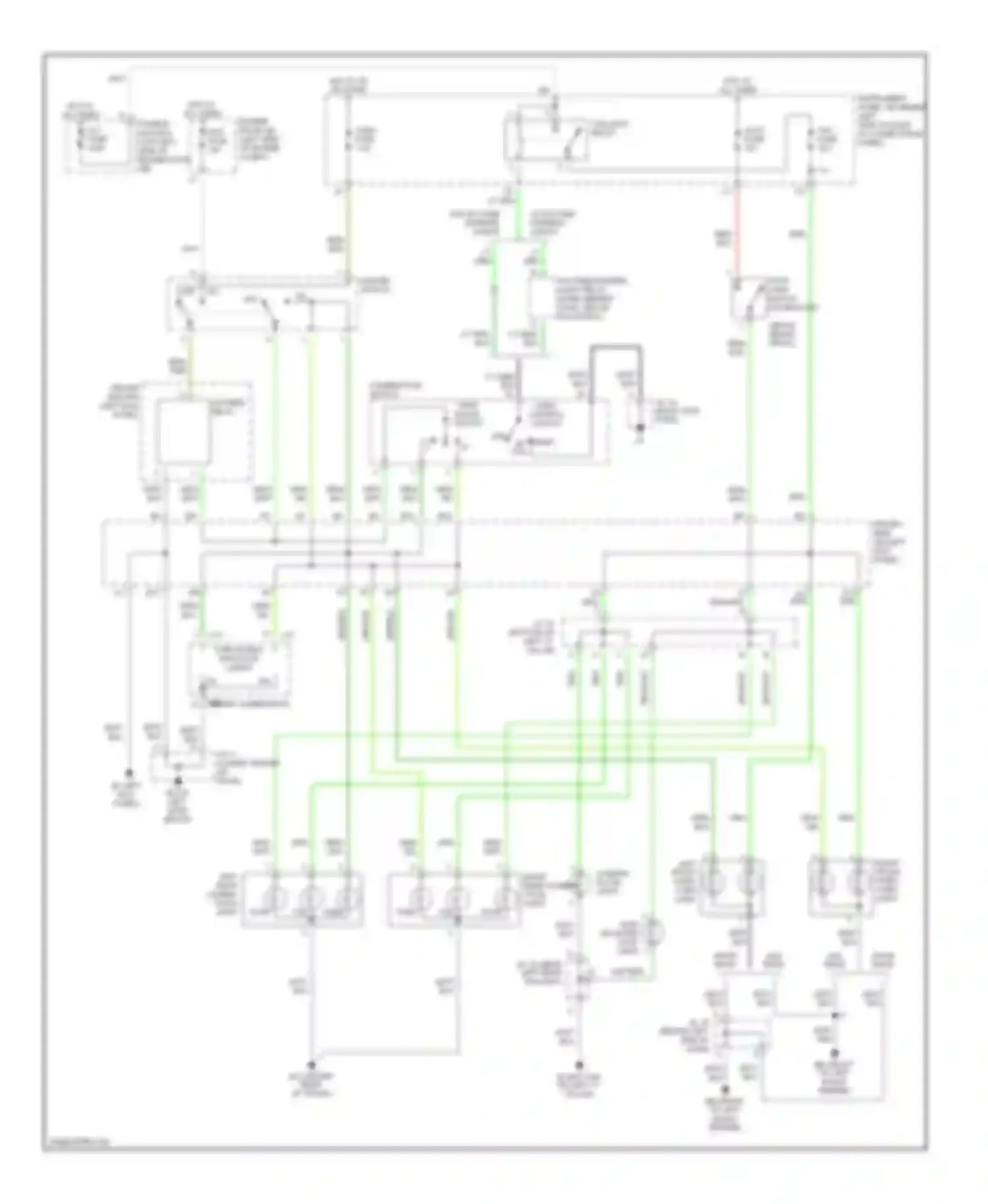 Corolla Toyota IX (2000-2004): Exterior lamps circuit