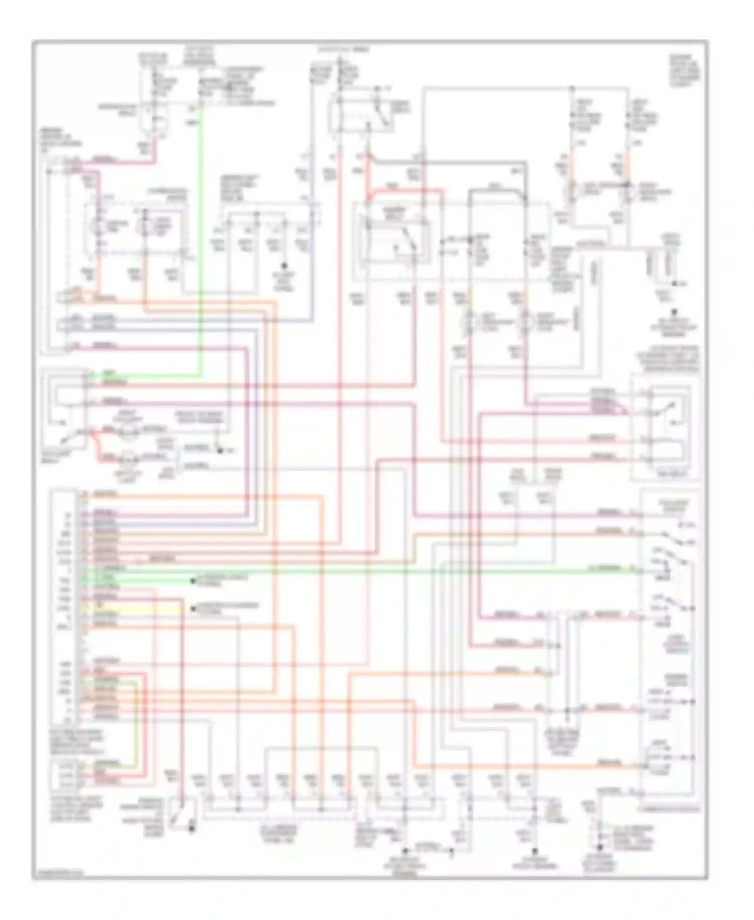 Corolla Toyota IX (2000-2004): Headlight circuit, usa