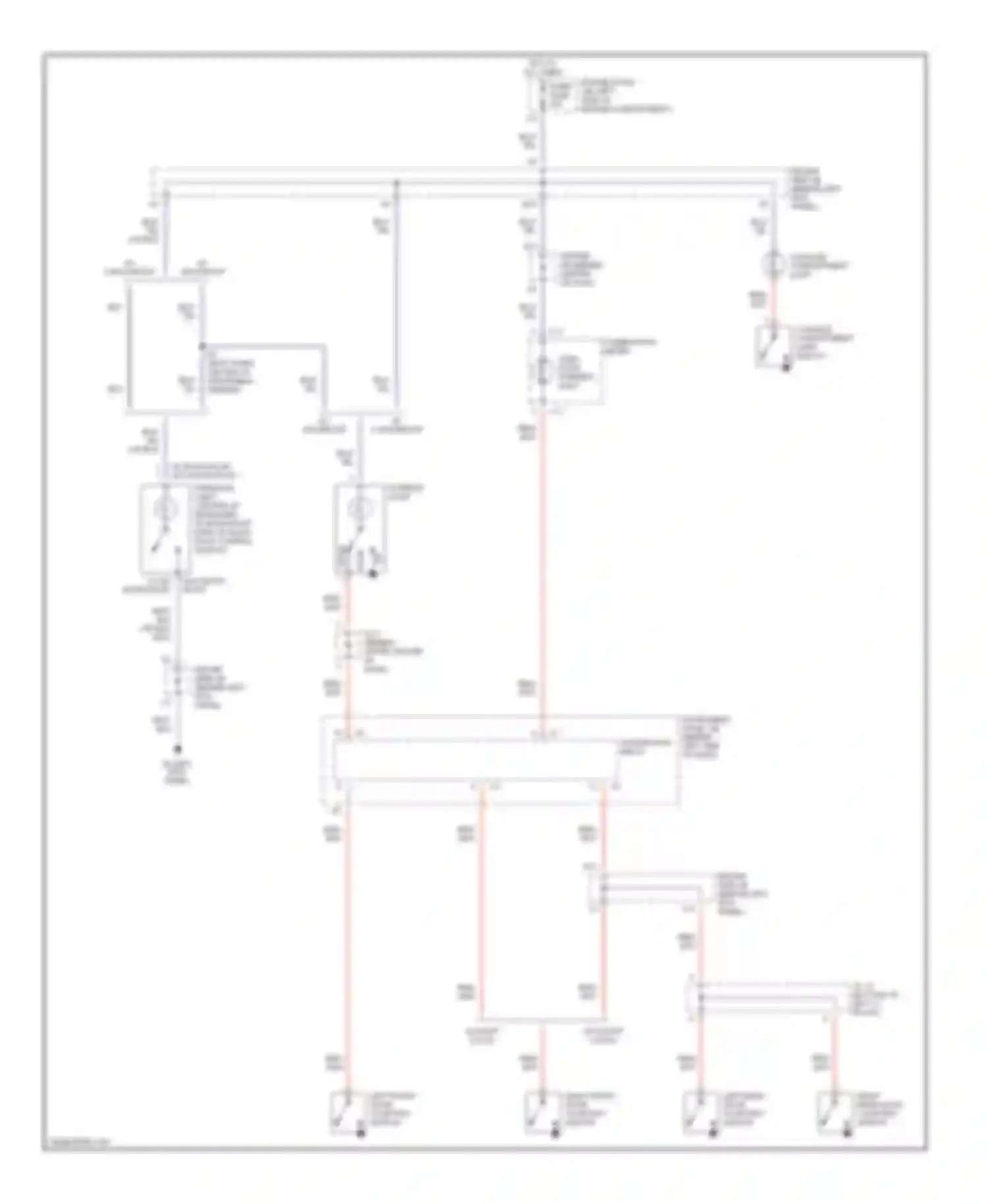 Corolla Toyota IX (2000-2004): Courtesy lamps circuit