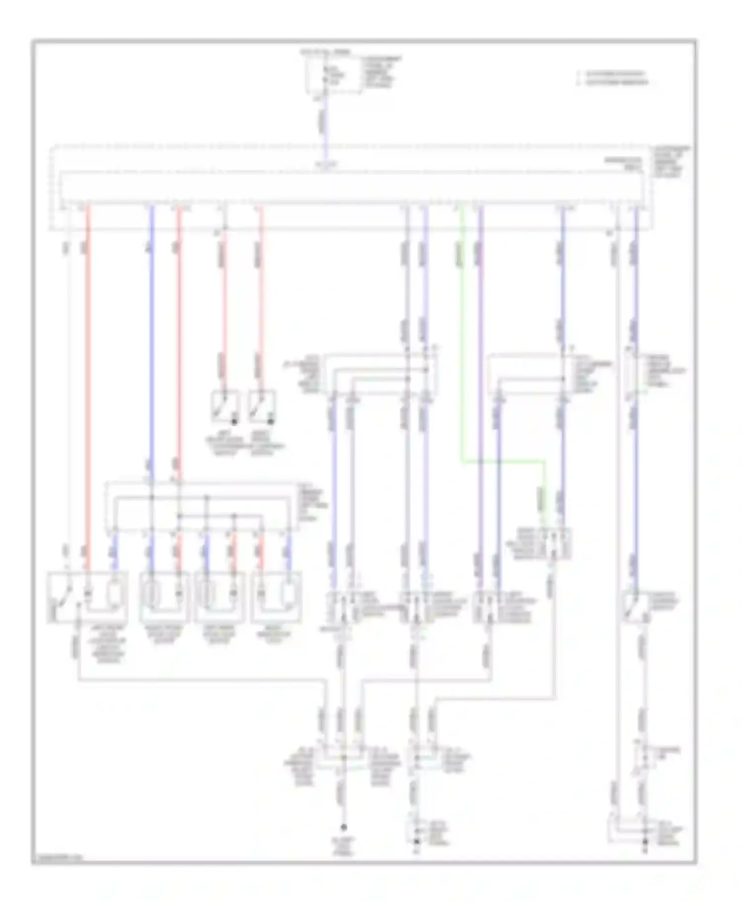 Corolla Toyota IX (2000-2004): Power door lock circuit, tmmc made