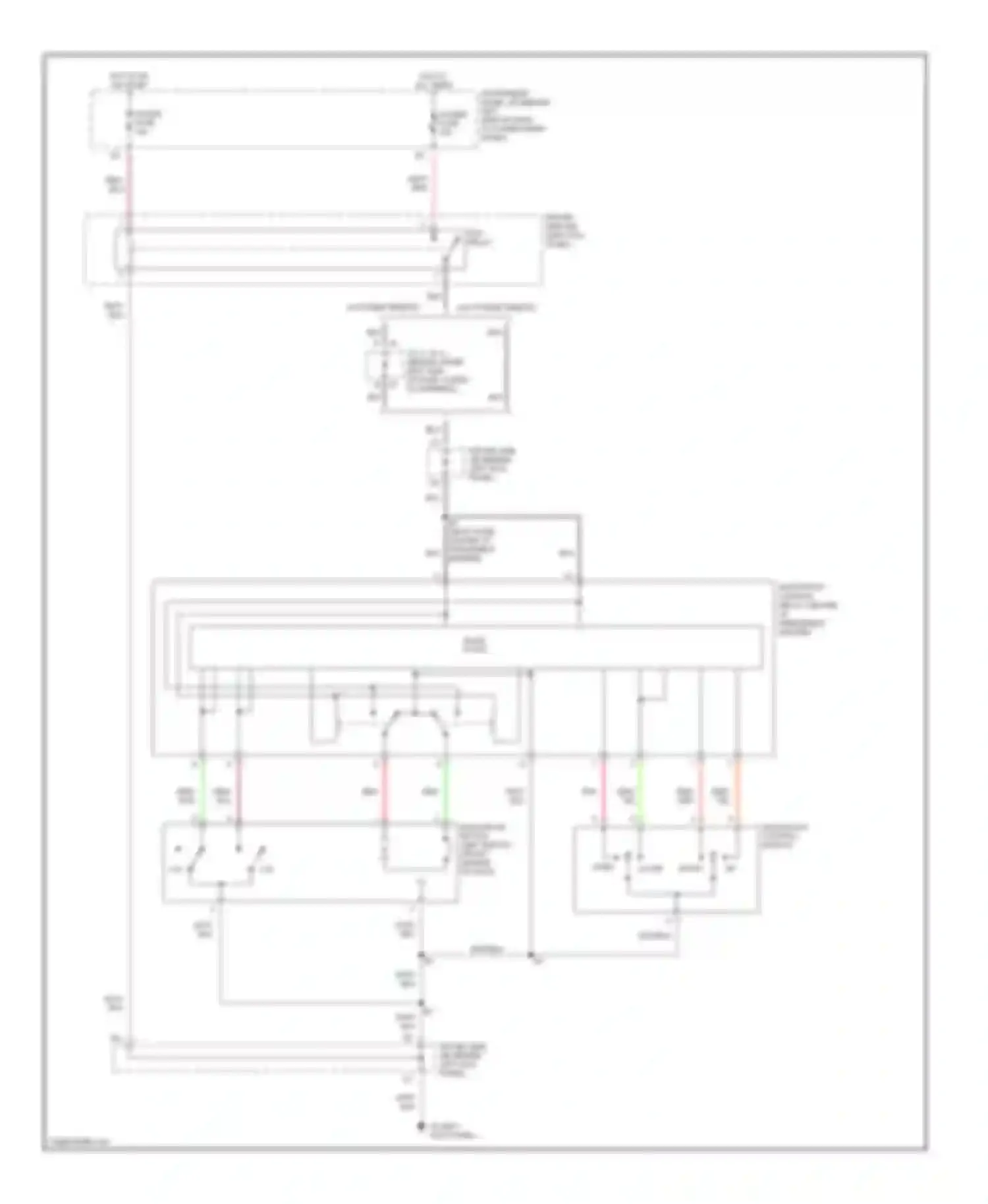 Corolla Toyota IX (2000-2004): Moonroof circuit