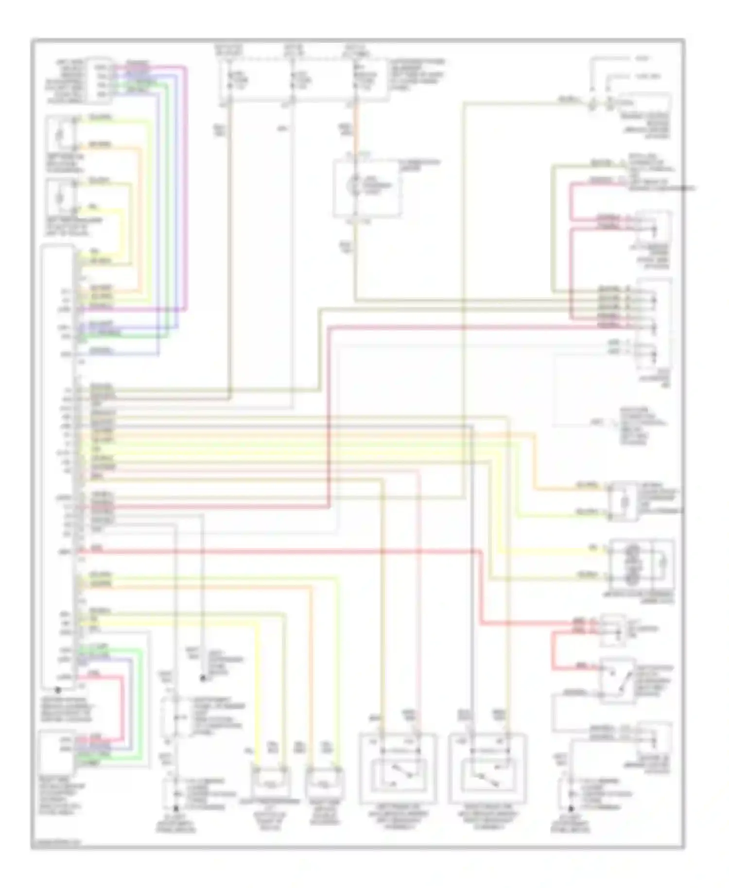 Corolla Toyota IX (2000-2004): Supplemental restraint circuit