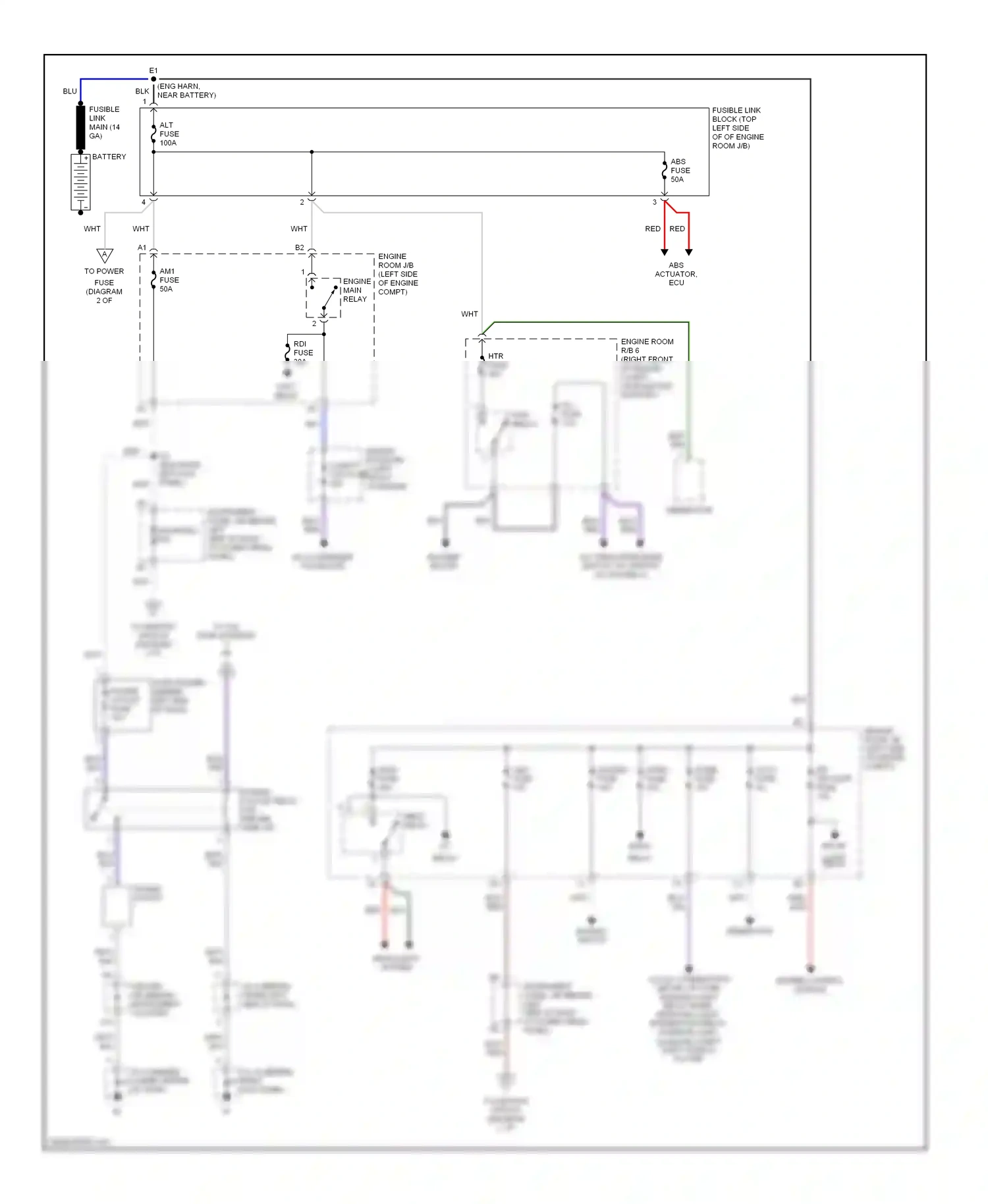 Toyota Corolla IX (2000-2004) engine control module wiring diagram  (3 of 4)