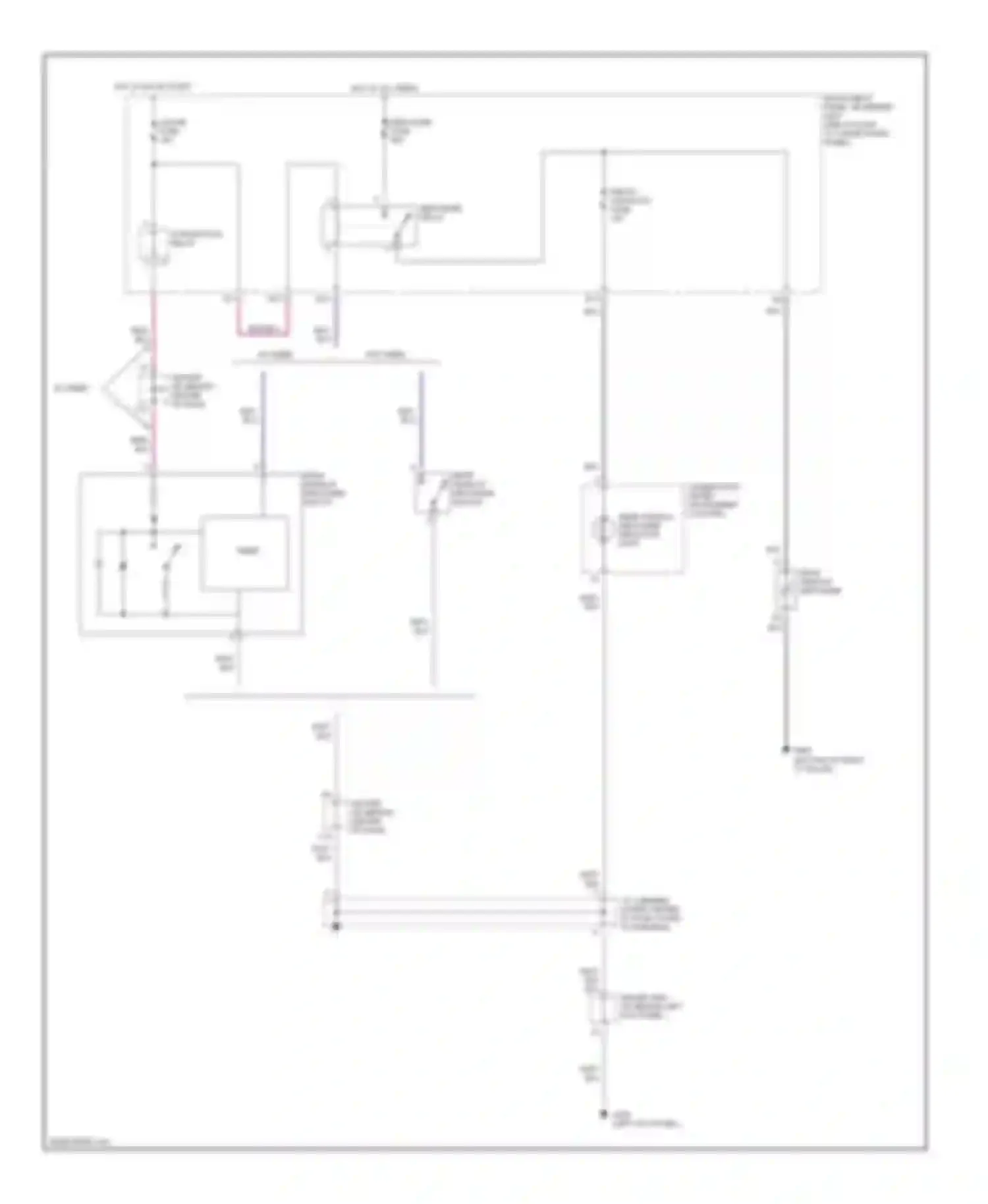 Corolla Toyota VII (1991-2002): Defogger circuit