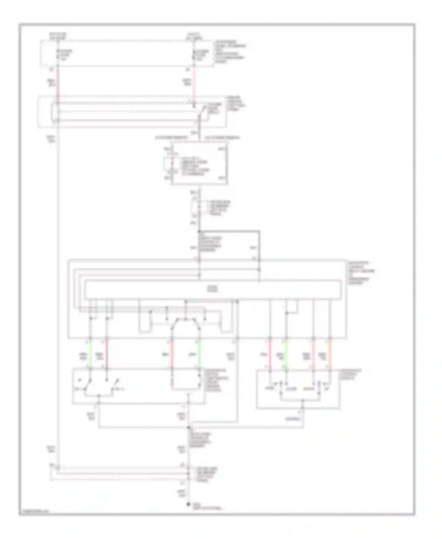 Corolla Toyota VII (1991-2002): Moonroof circuit