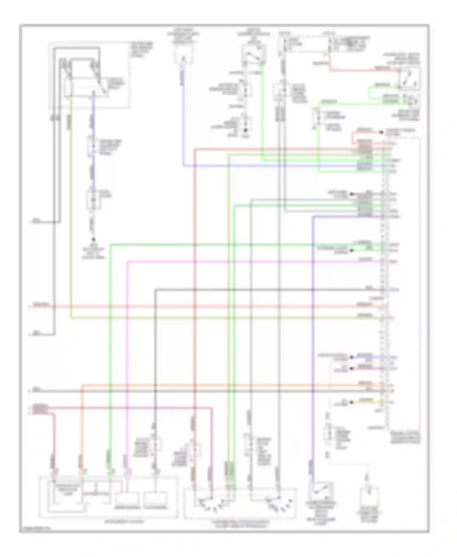 Wiring diagram defogger system for Toyota Corolla VII (1991-2002) (1 of 1)