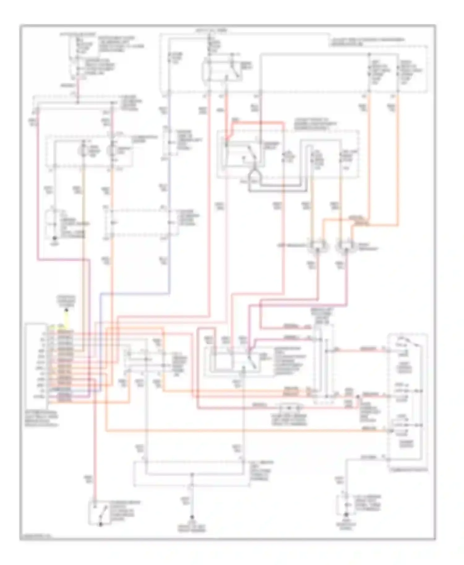 Wiring diagram drl fuse for Toyota Corolla VII (1991-2002) (1 of 3)