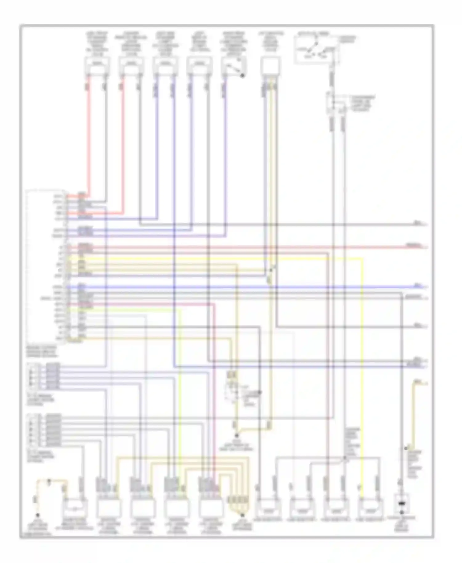 Corolla Toyota VIII facelift (1997-2002): Wiring diagram engine performance 1.8ls, 3 speed a/t & m/t (1 of 3)