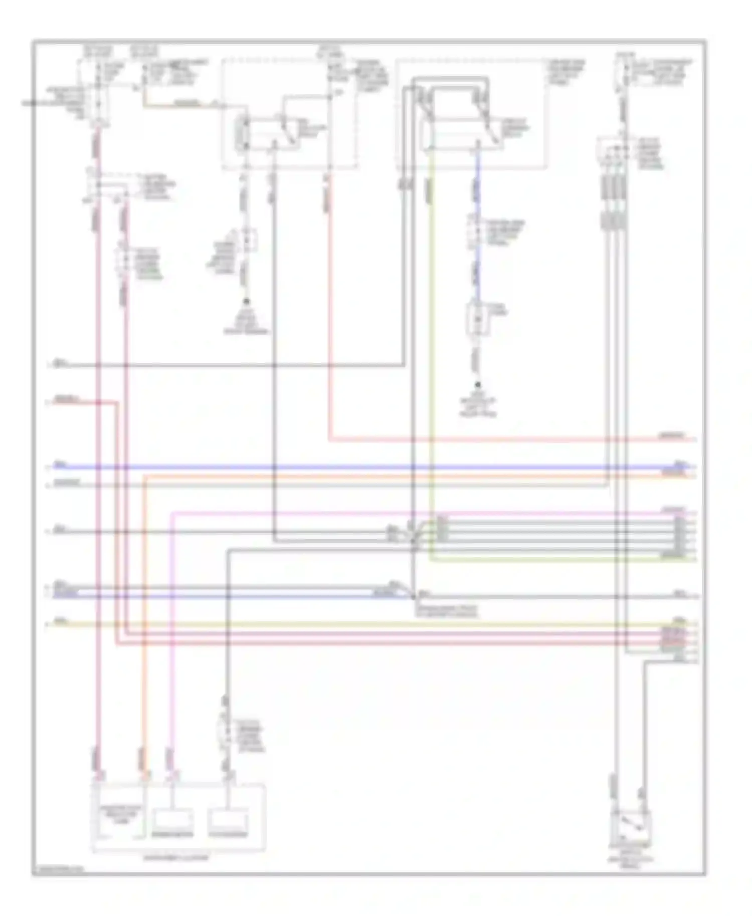 Corolla Toyota VIII facelift (1997-2002): Wiring diagram engine performance 1.8ls, 3 speed a/t & m/t (2 of 3)