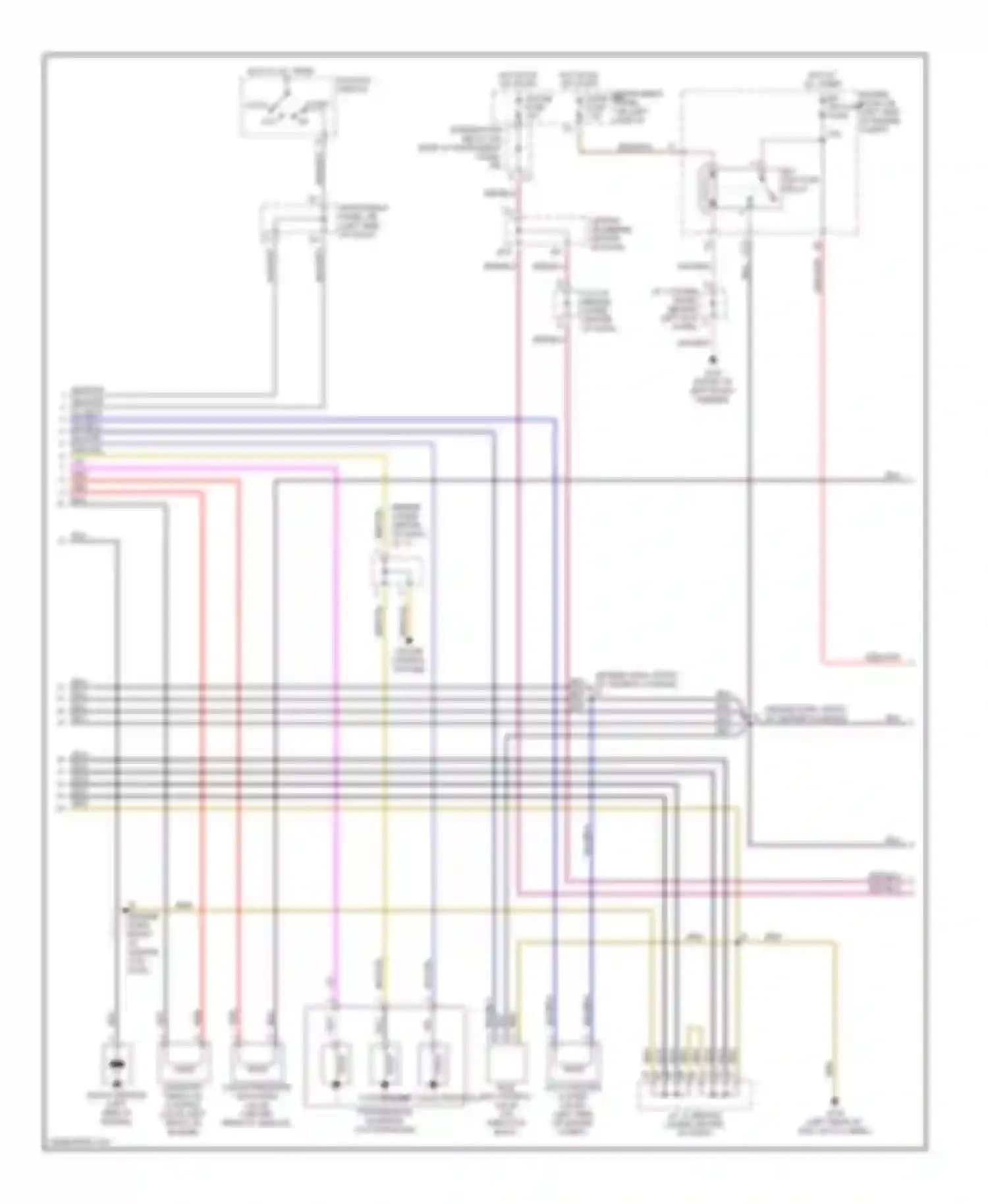 Corolla Toyota VIII facelift (1997-2002): Wiring diagram engine performance 1.8ls, 4 speed a/t (2 of 3)