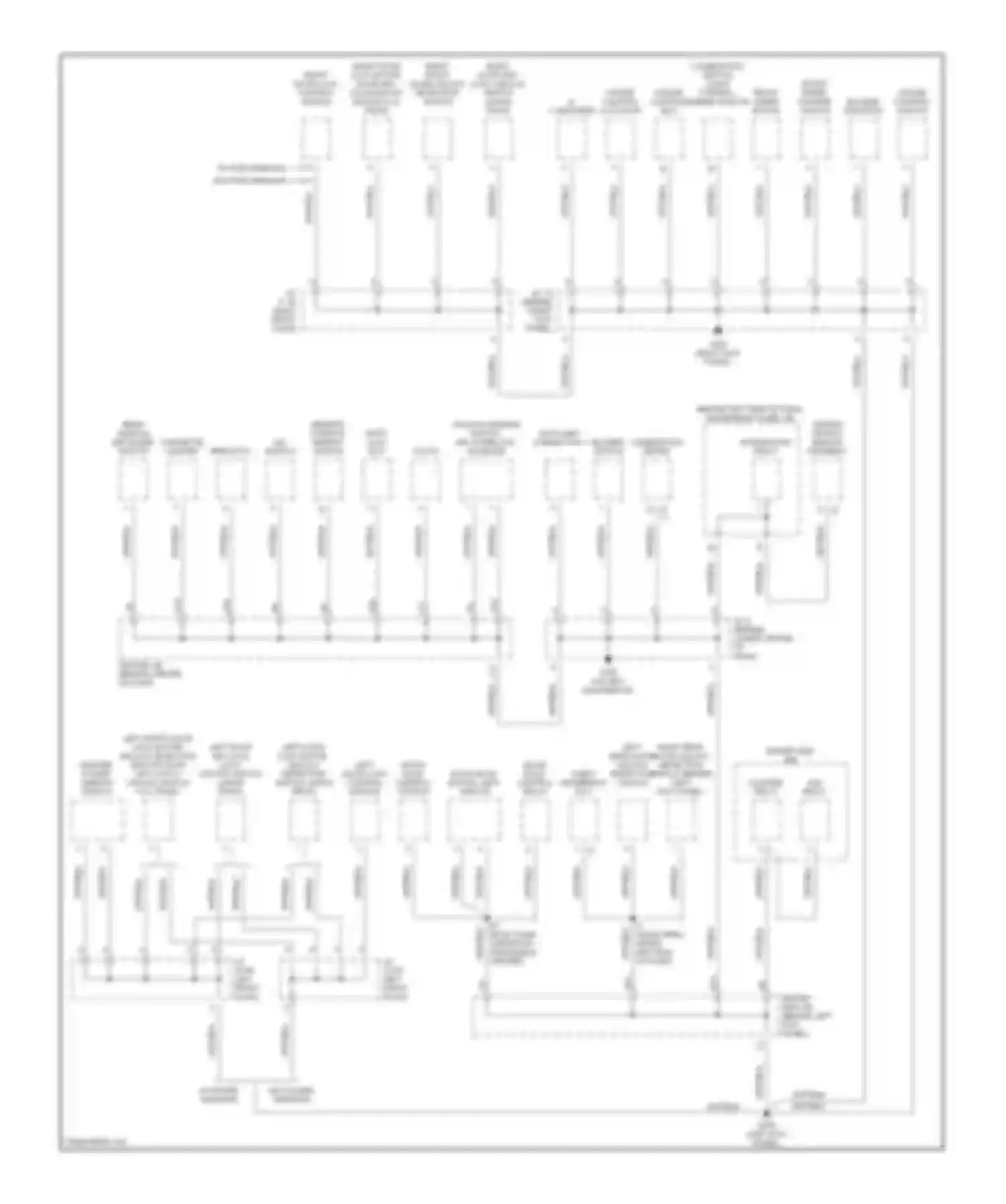 Corolla Toyota VIII facelift (1997-2002): Ground distribution circuit (2 of 3)