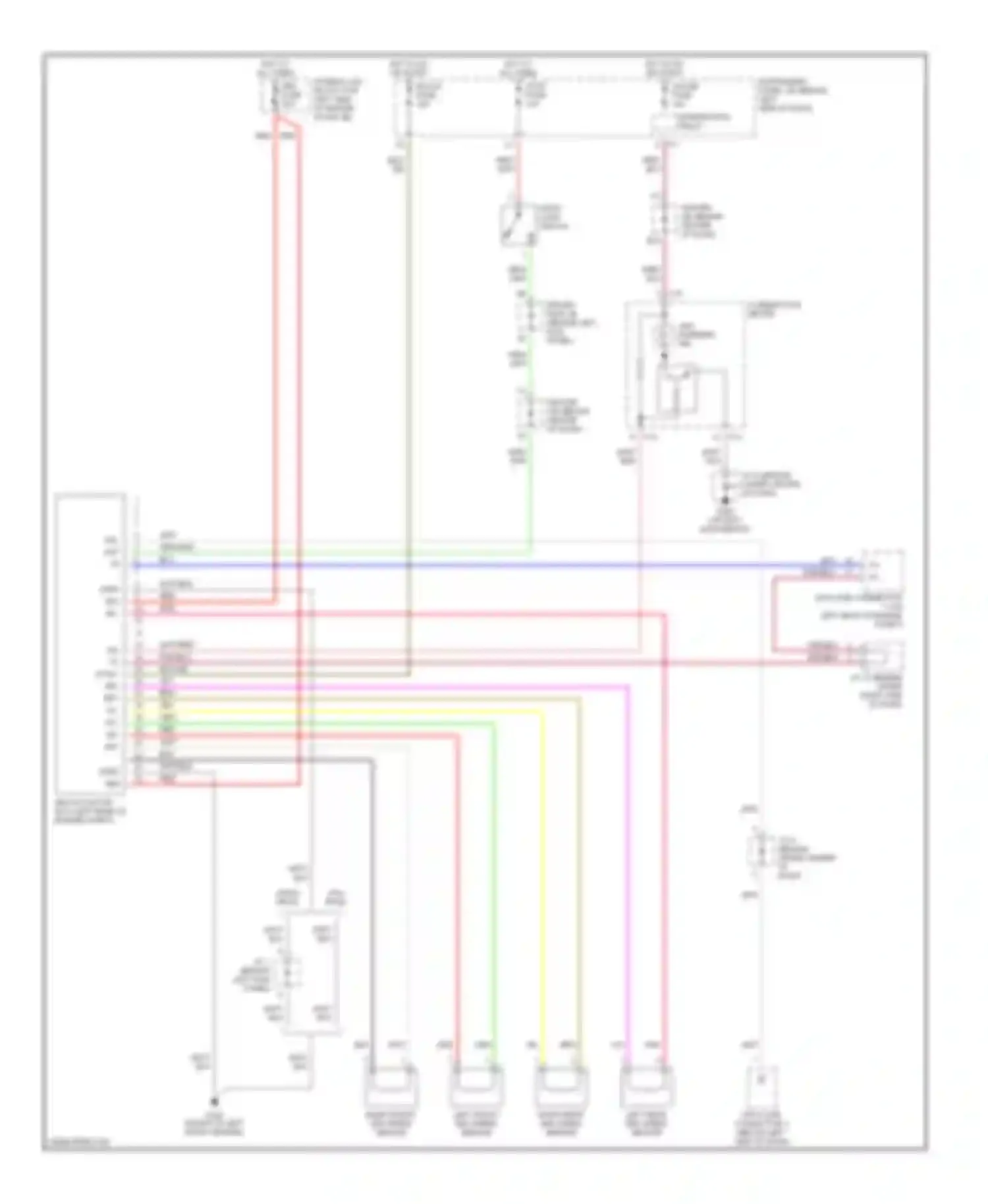 Wiring diagram right rear abs speed sensor for Toyota Corolla VIII facelift (1997-2002) (1 of 1)
