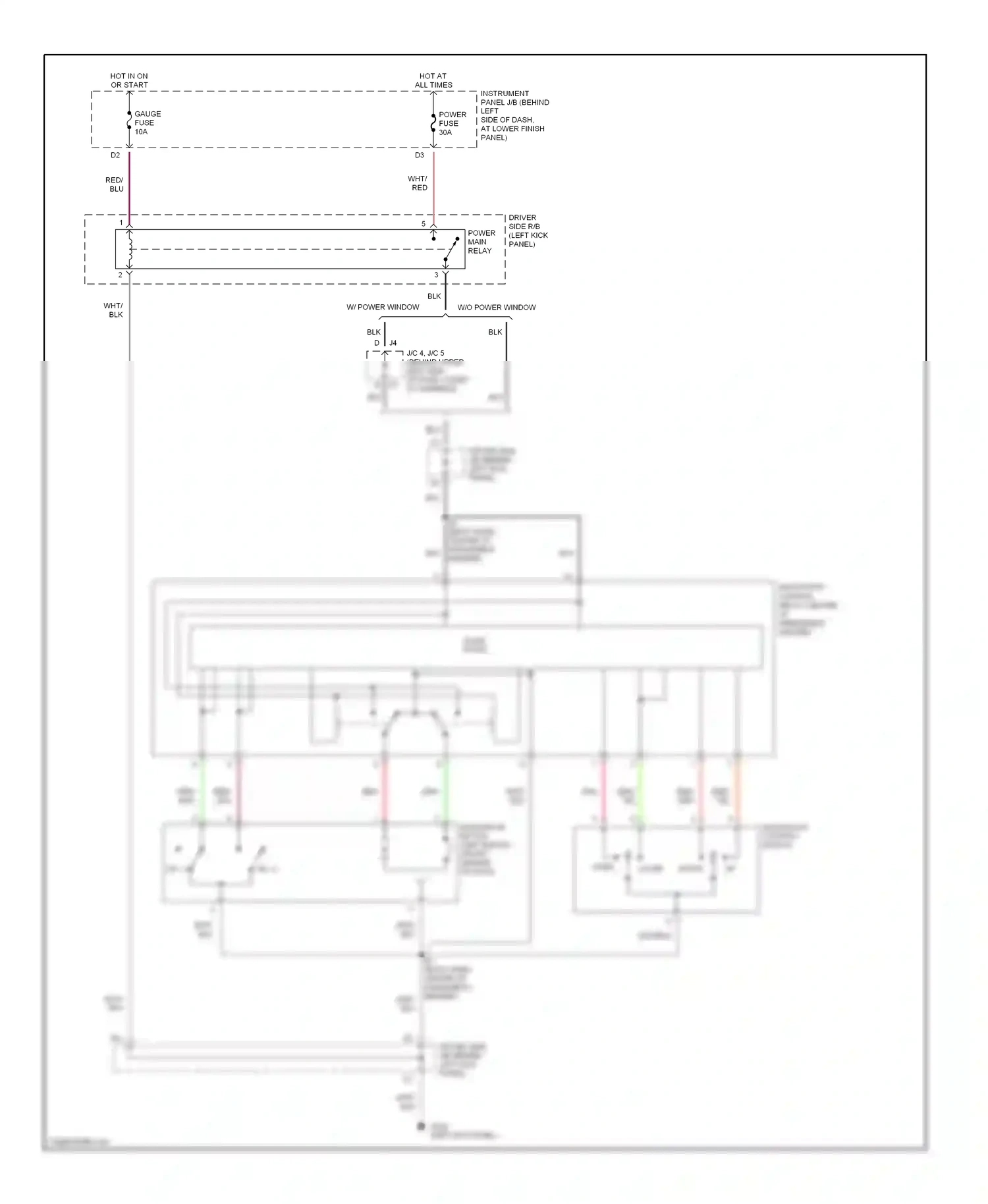 Toyota Corolla VIII facelift (1997-2002) solid state wiring diagram  (1 of 3)