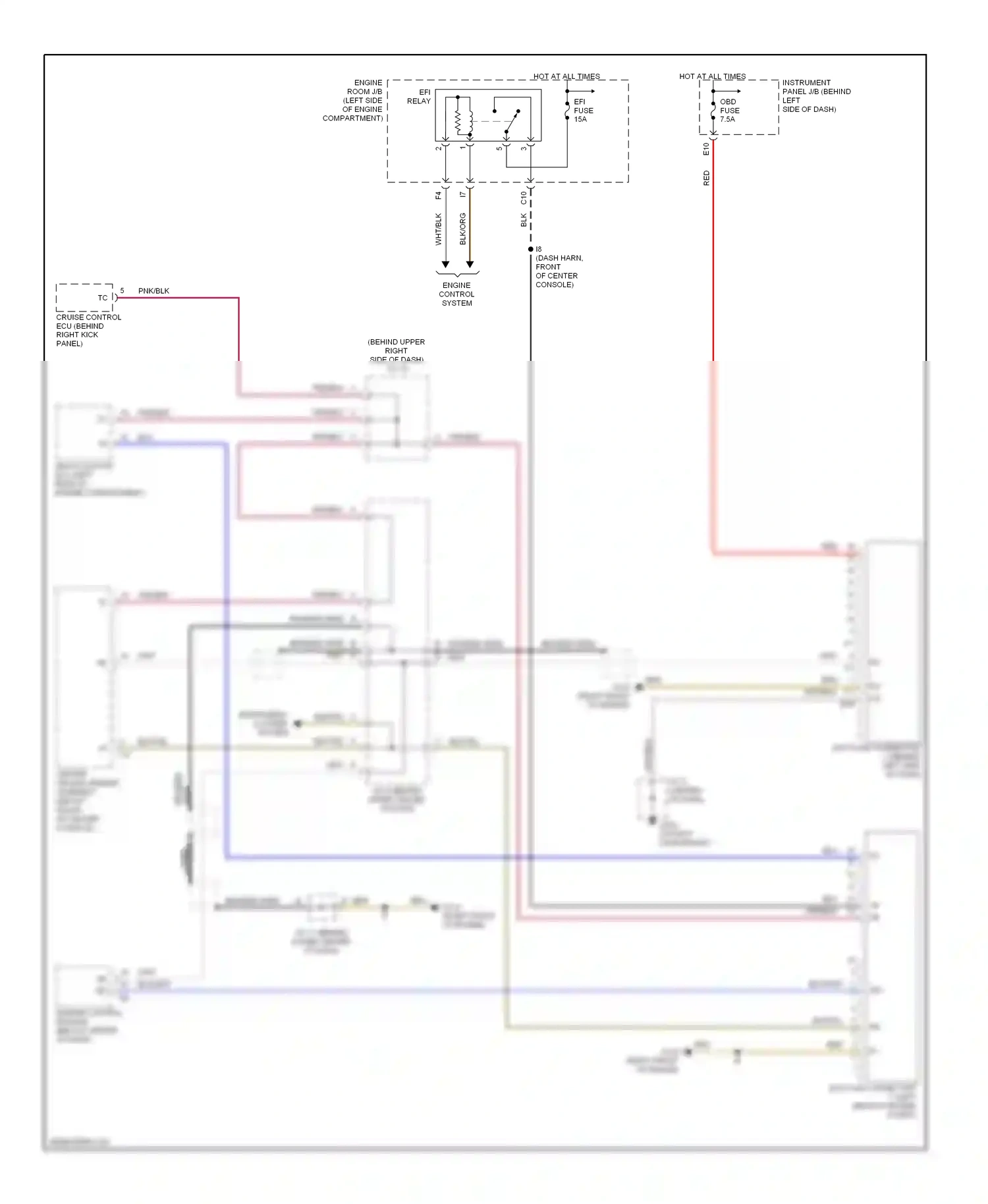 Computer data lines — Computer data lines. Toyota Corolla VIII (1995-2000)