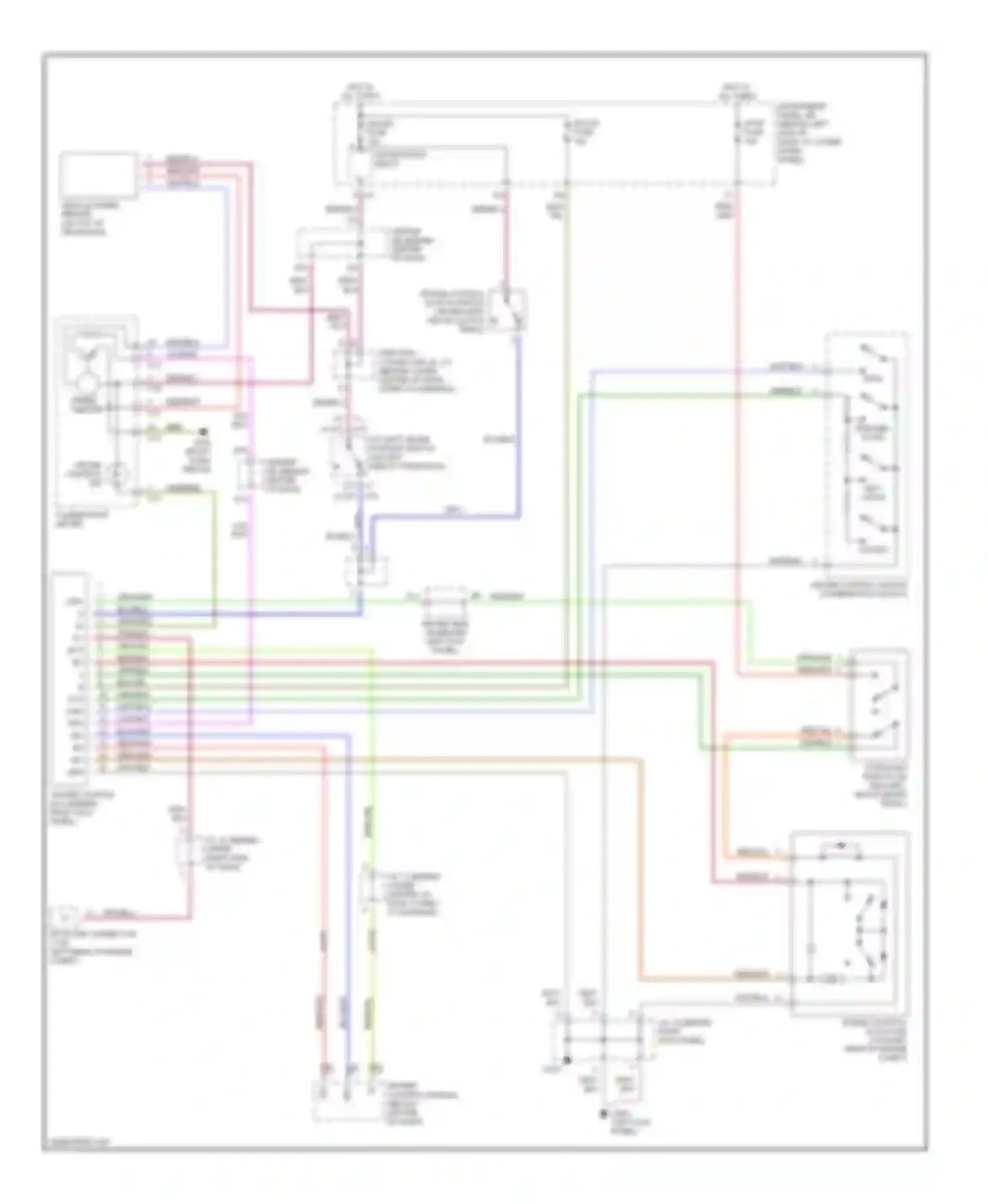 Corolla Toyota VIII (1995-2000): Cruise control circuit