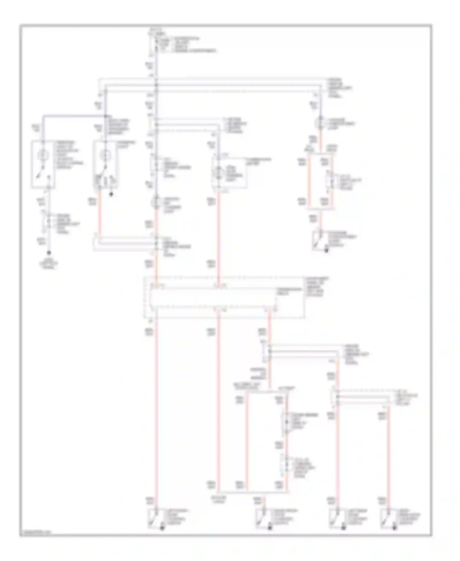 Corolla Toyota VIII (1995-2000): Courtesy lamps circuit