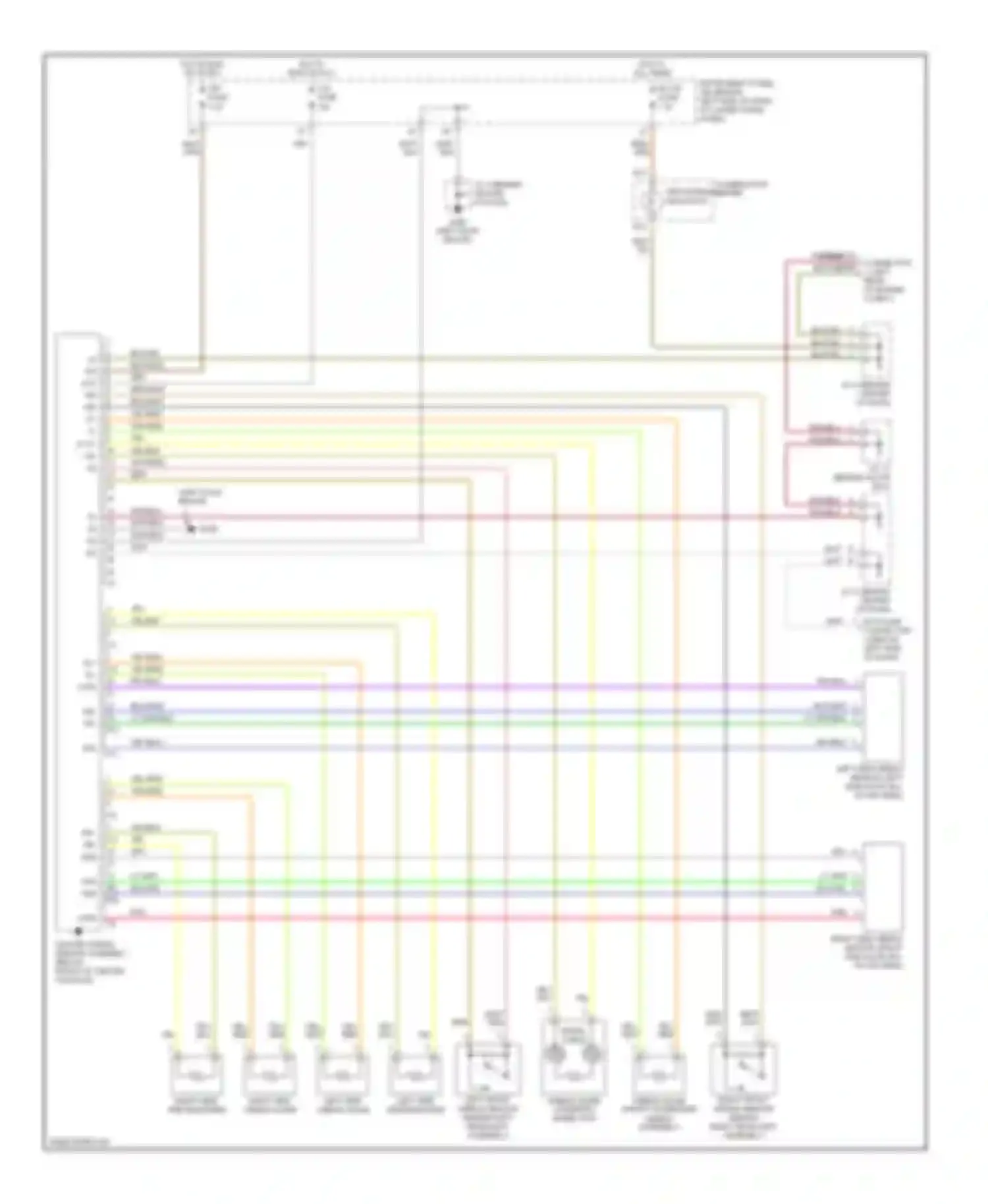 Wiring diagram blk/org for Toyota Corolla VIII (1995-2000) (4 of 5)