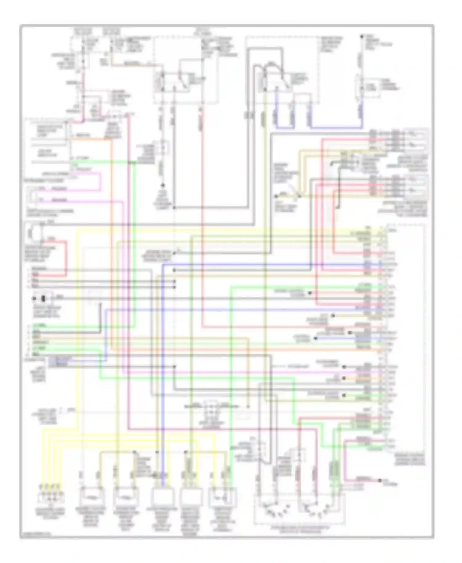 Wiring diagram cruise control system for Toyota Corolla VIII (1995-2000) (2 of 2)