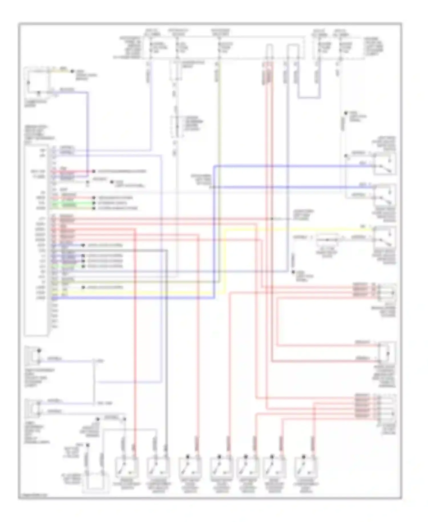 Wiring diagram door locks system door locks system door locks system for Toyota Corolla VIII (1995-2000) (1 of 1)