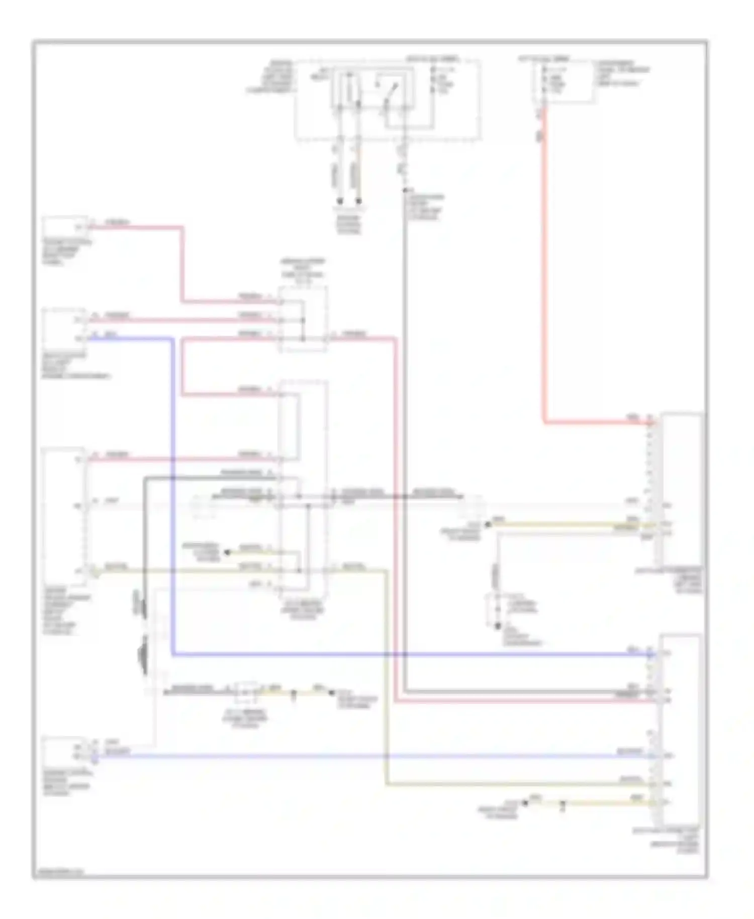 Wiring diagram instrument cluster system for Toyota Corolla VIII (1995-2000) (1 of 1)