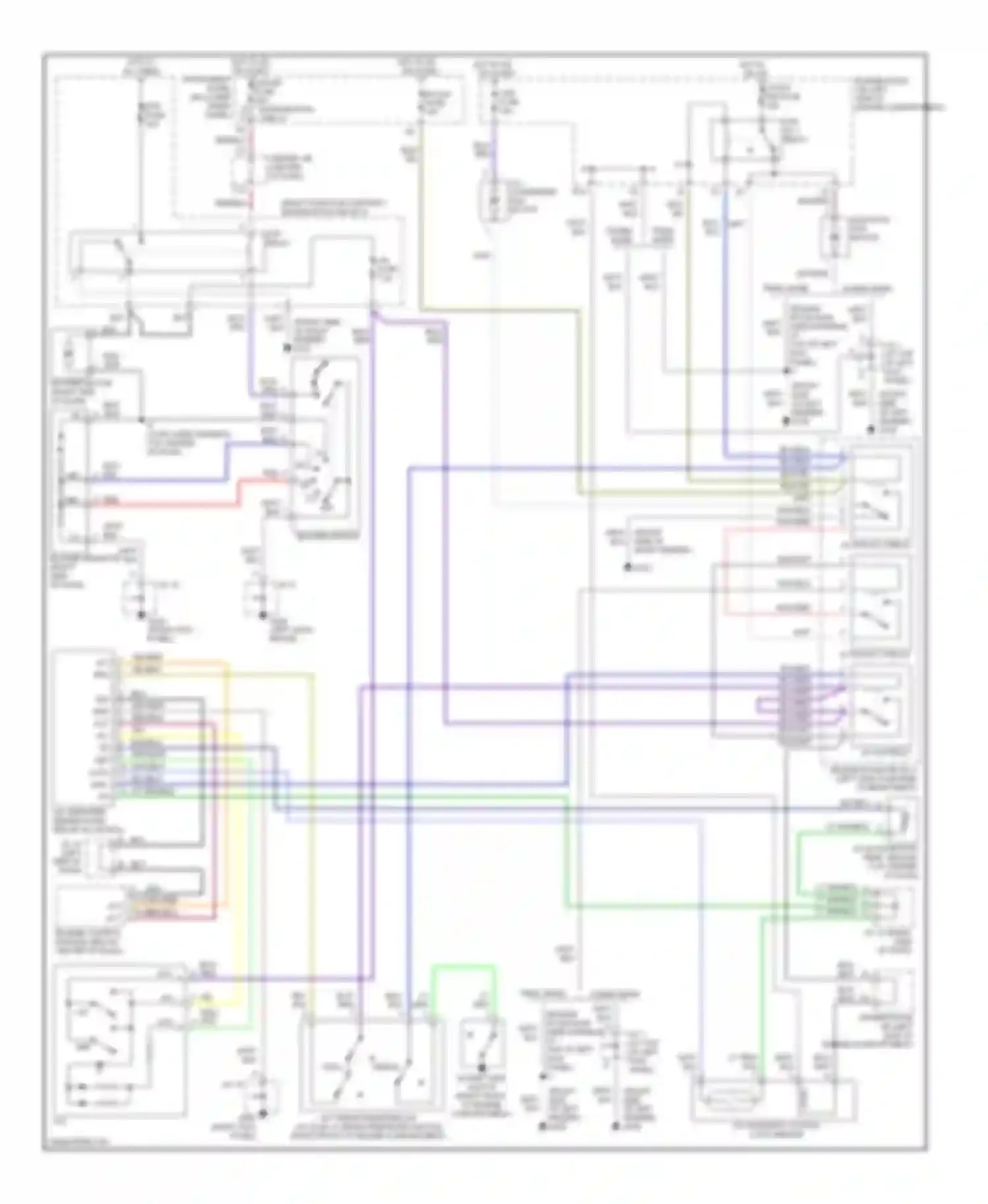 Wiring diagram integration relay for Toyota Corolla VIII (1995-2000) (1 of 17)