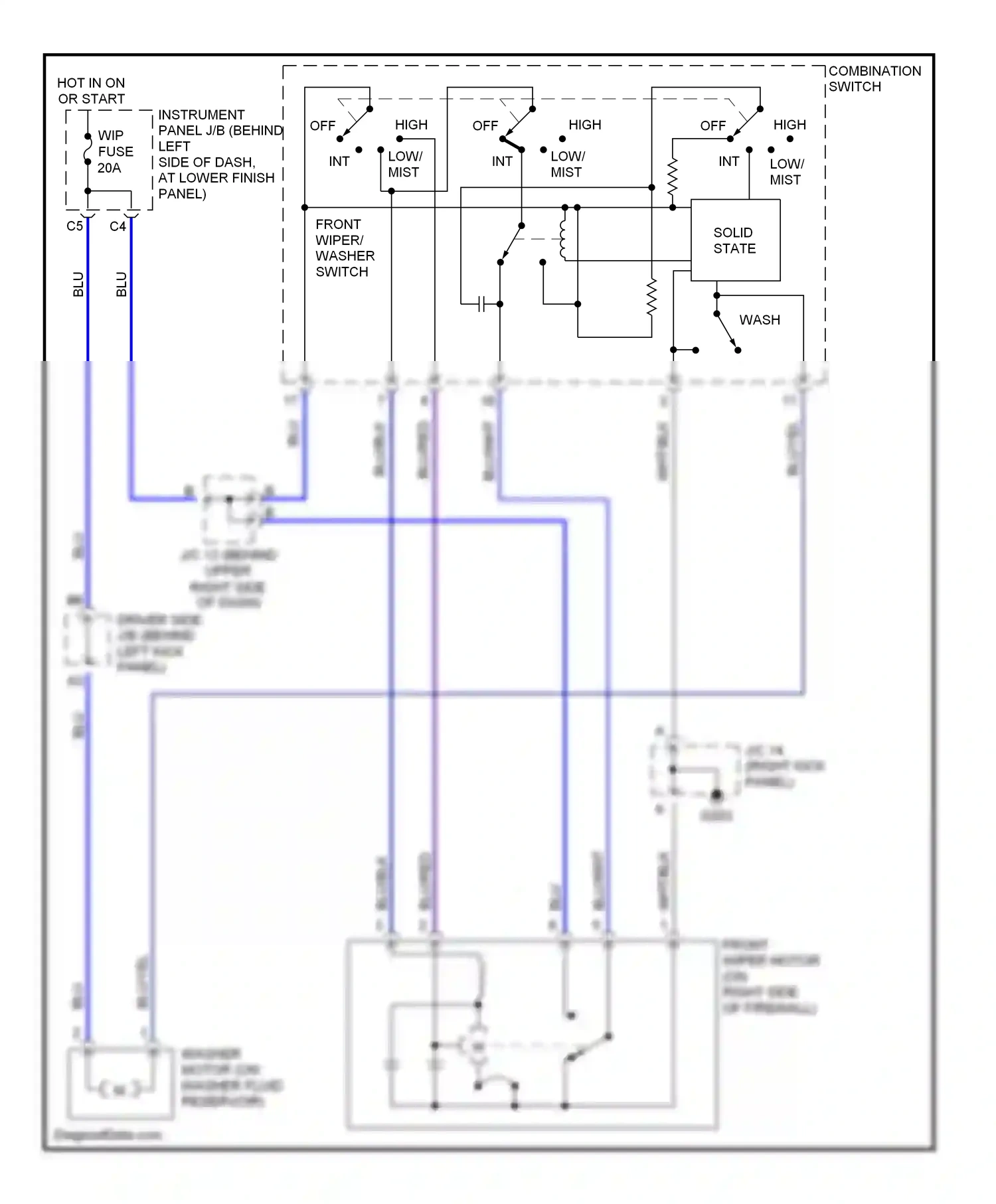 Toyota Corolla VIII (1995-2000) solid state wiring diagram  (3 of 4)