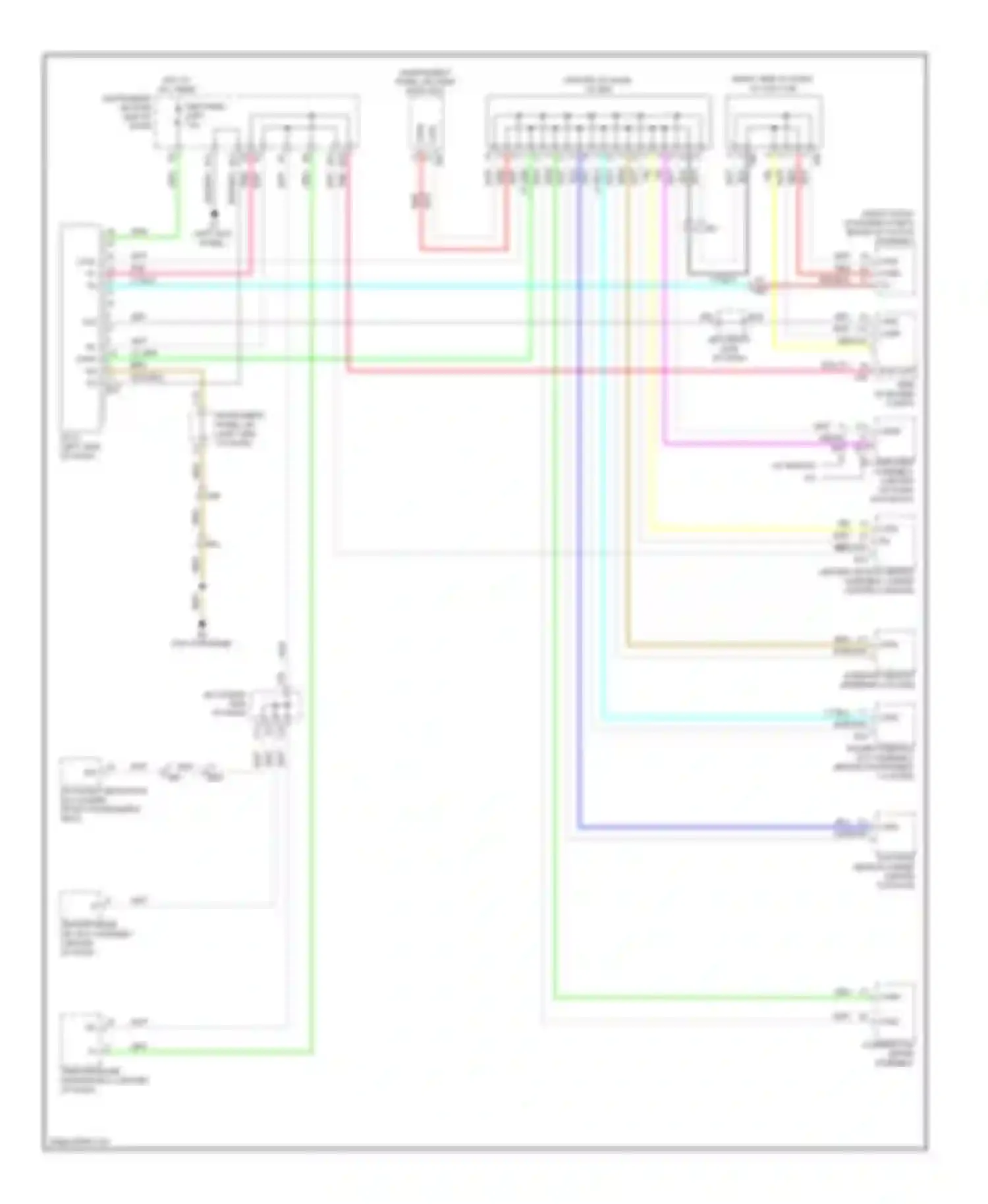 Corolla Toyota X facelift (2010-2013): Computer data lines circuit, tmc made