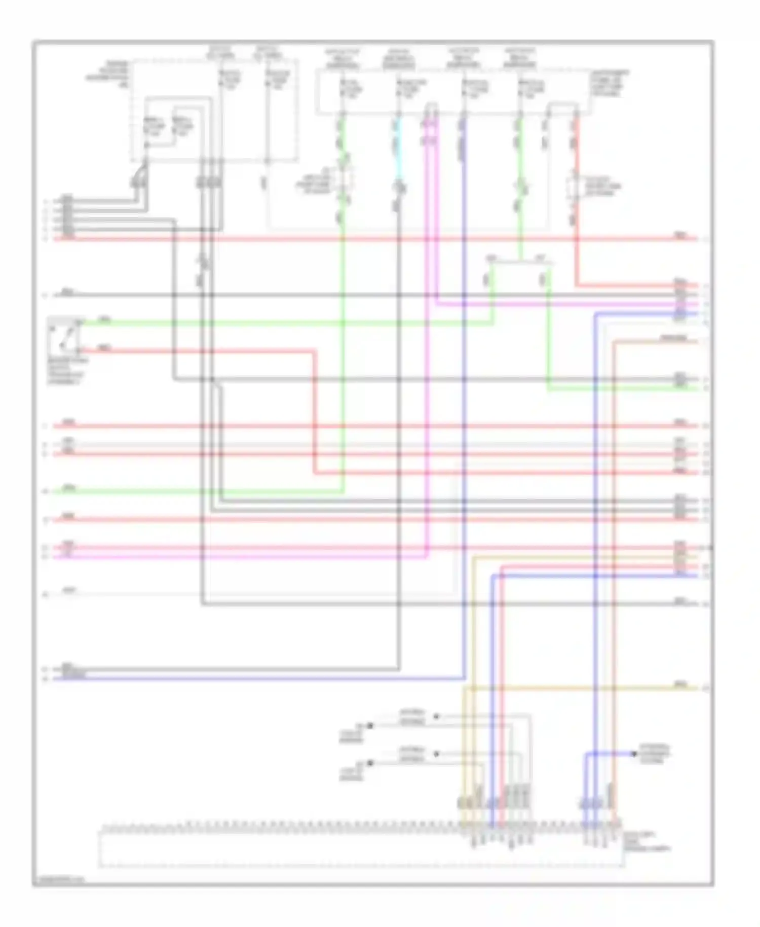 Corolla Toyota X facelift (2010-2013): Wiring diagram engine performance 1.8l, nummi made (2 of 4)