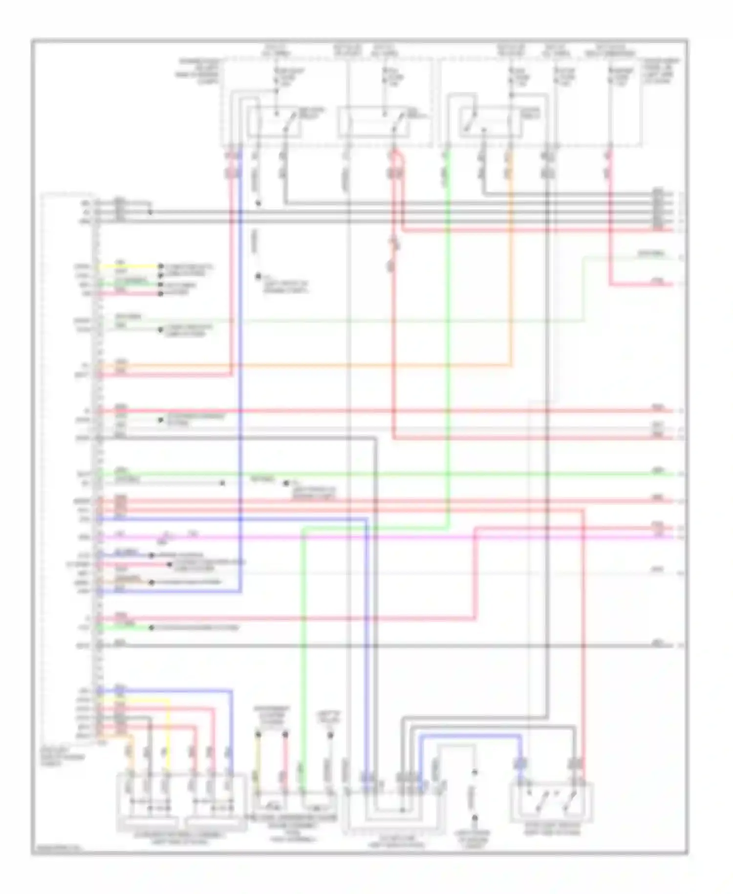 Corolla Toyota X facelift (2010-2013): Wiring diagram engine performance 1.8l, tmc made (1 of 4)