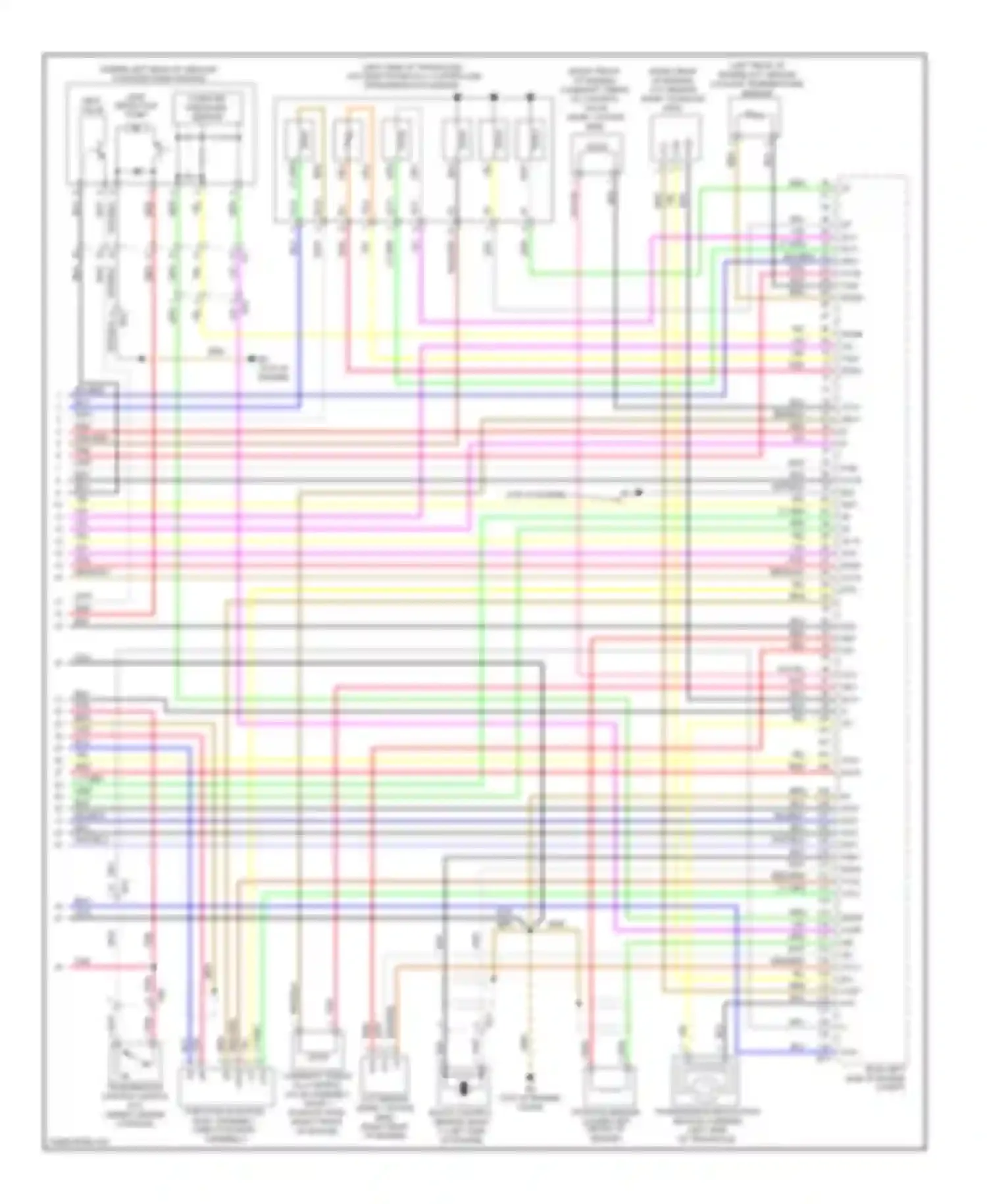 Corolla Toyota X facelift (2010-2013): Wiring diagram engine performance 1.8l, tmc made (4 of 4)