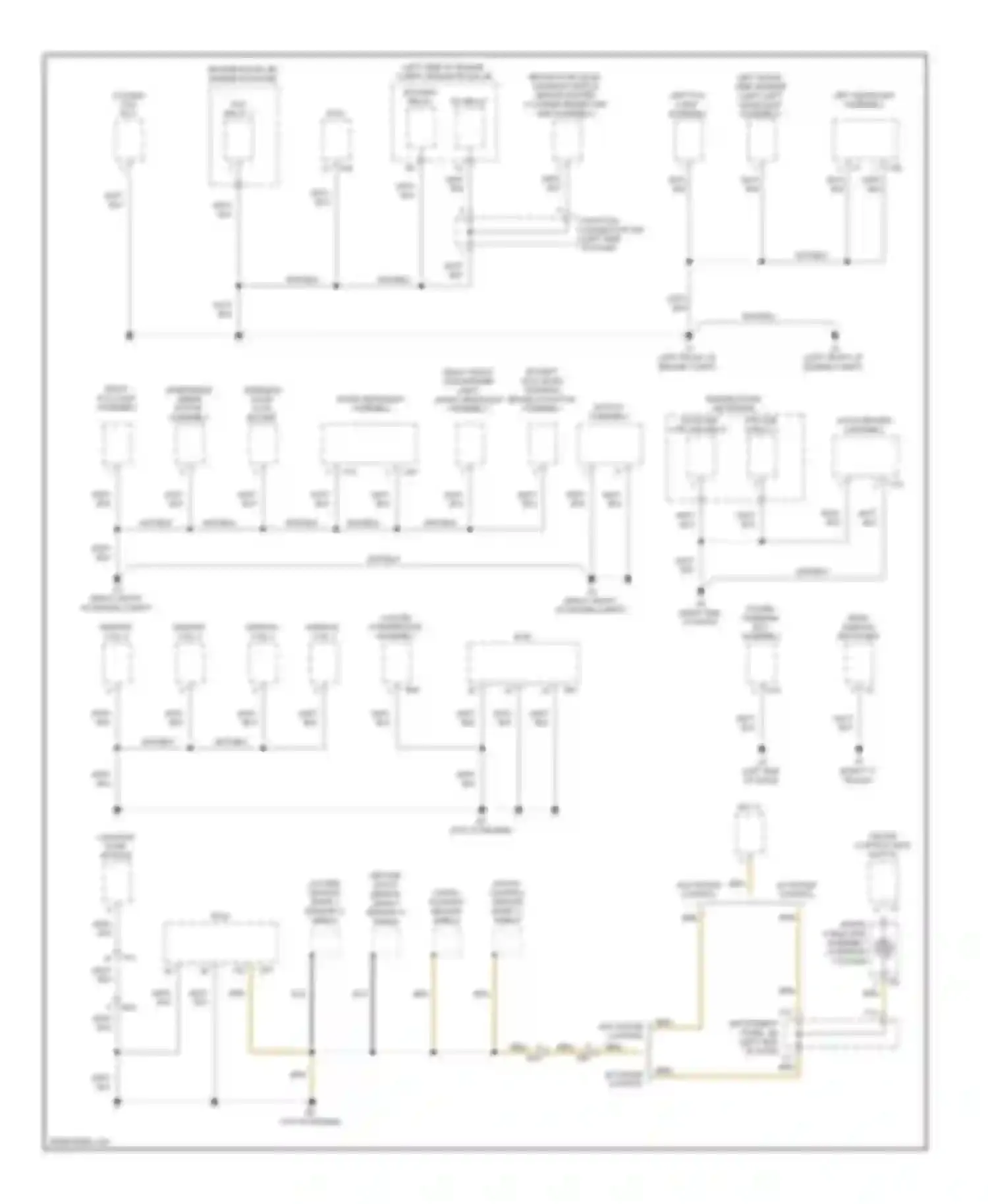 Corolla Toyota X facelift (2010-2013): Ground distribution circuit, nummi made (1 of 3)