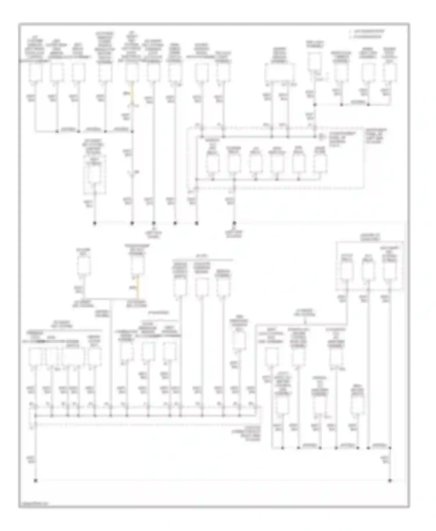 Corolla Toyota X facelift (2010-2013): Ground distribution circuit, nummi made (2 of 3)