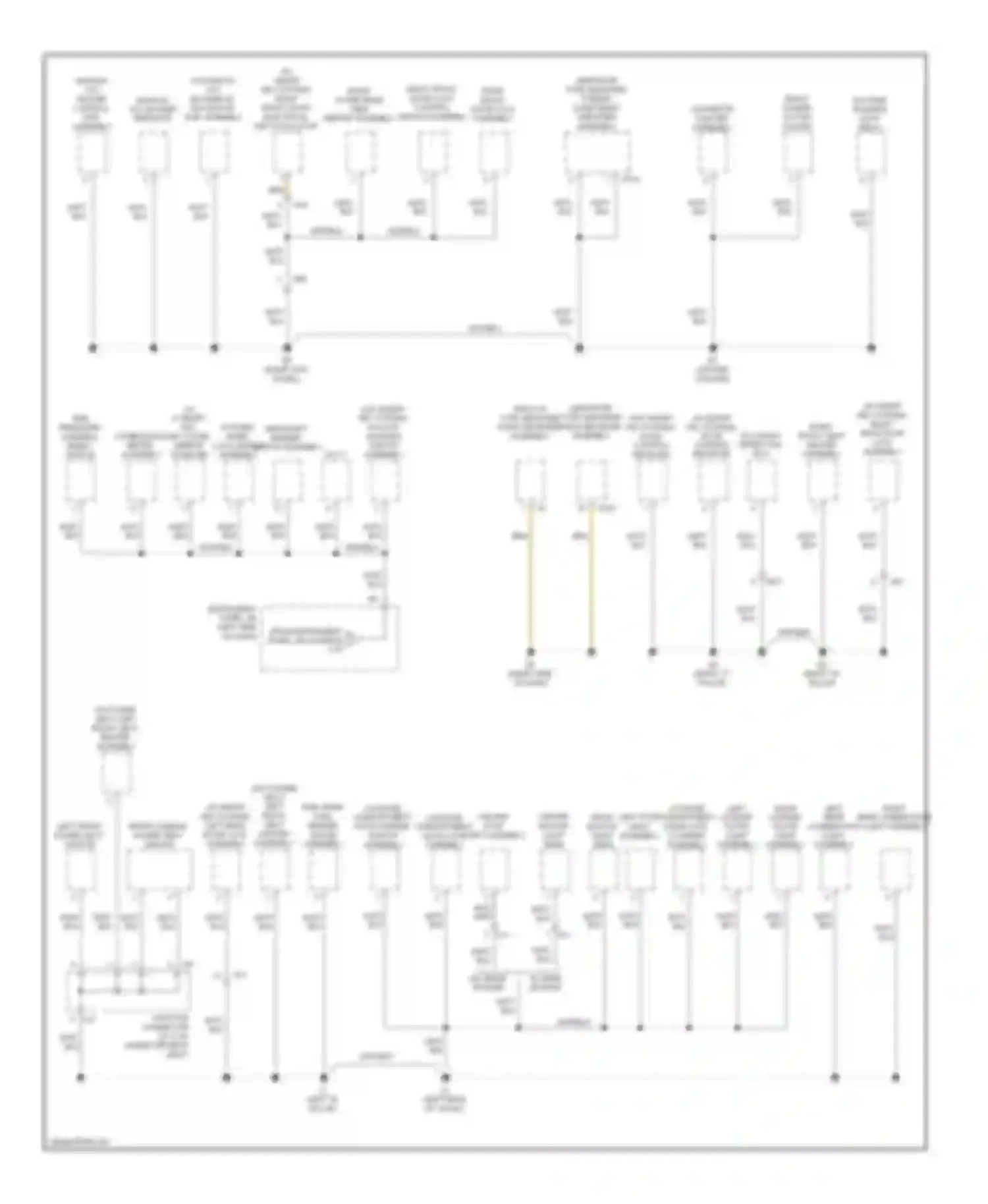 Corolla Toyota X facelift (2010-2013): Ground distribution circuit, nummi made (3 of 3)