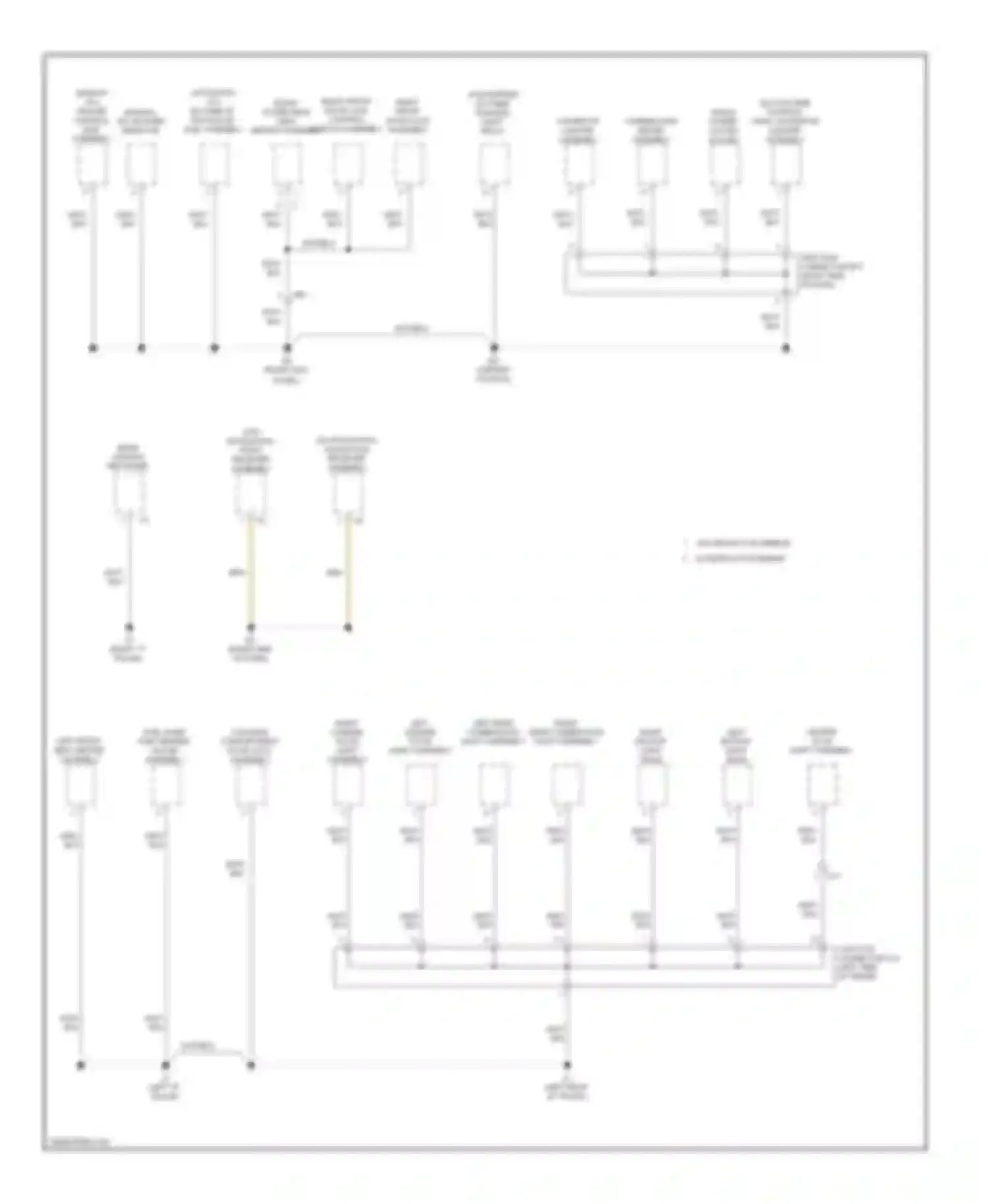 Corolla Toyota X facelift (2010-2013): Ground distribution circuit, tmc made (3 of 3)