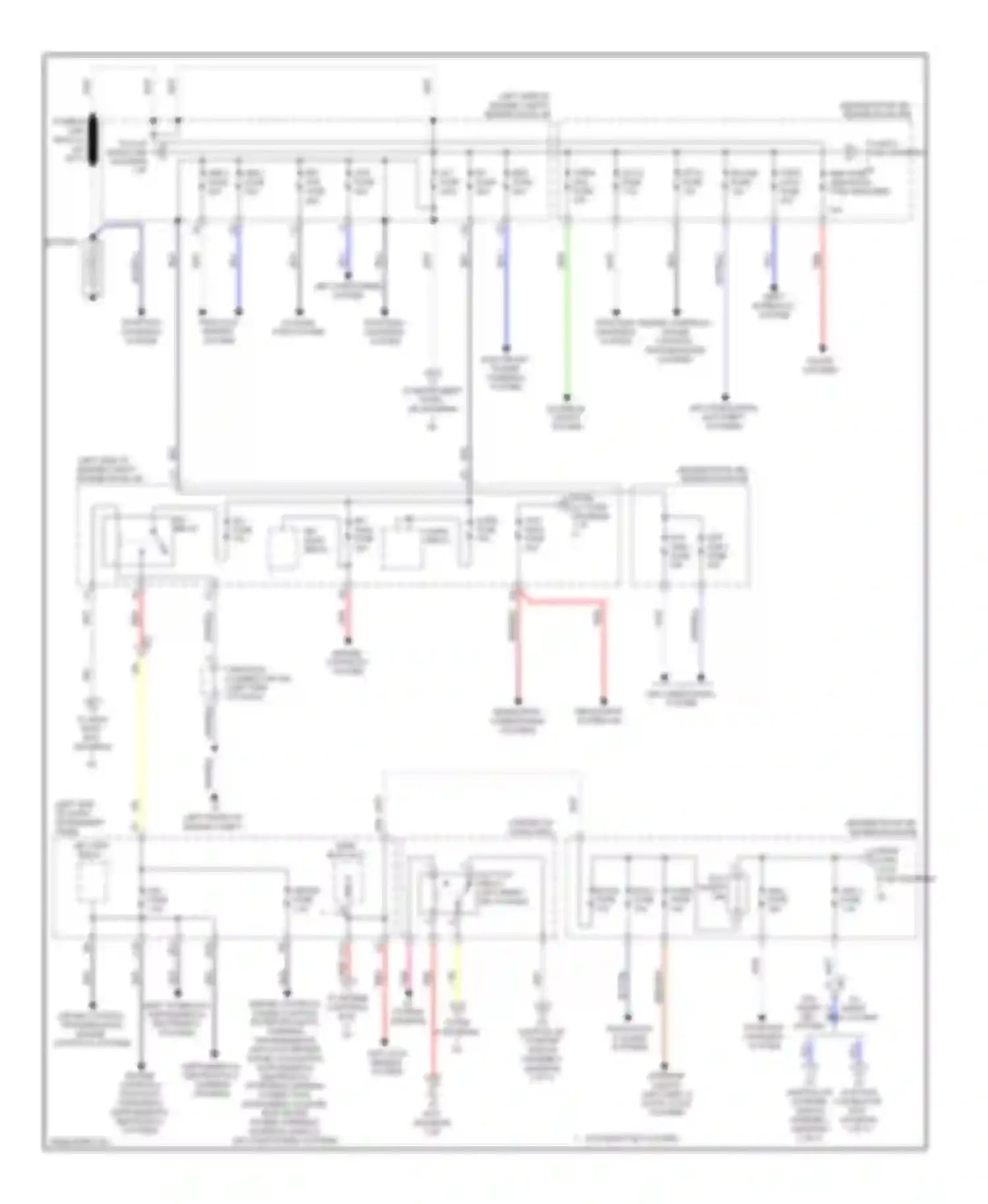 Corolla Toyota X facelift (2010-2013): Power distribution circuit, nummi made (1 of 3)
