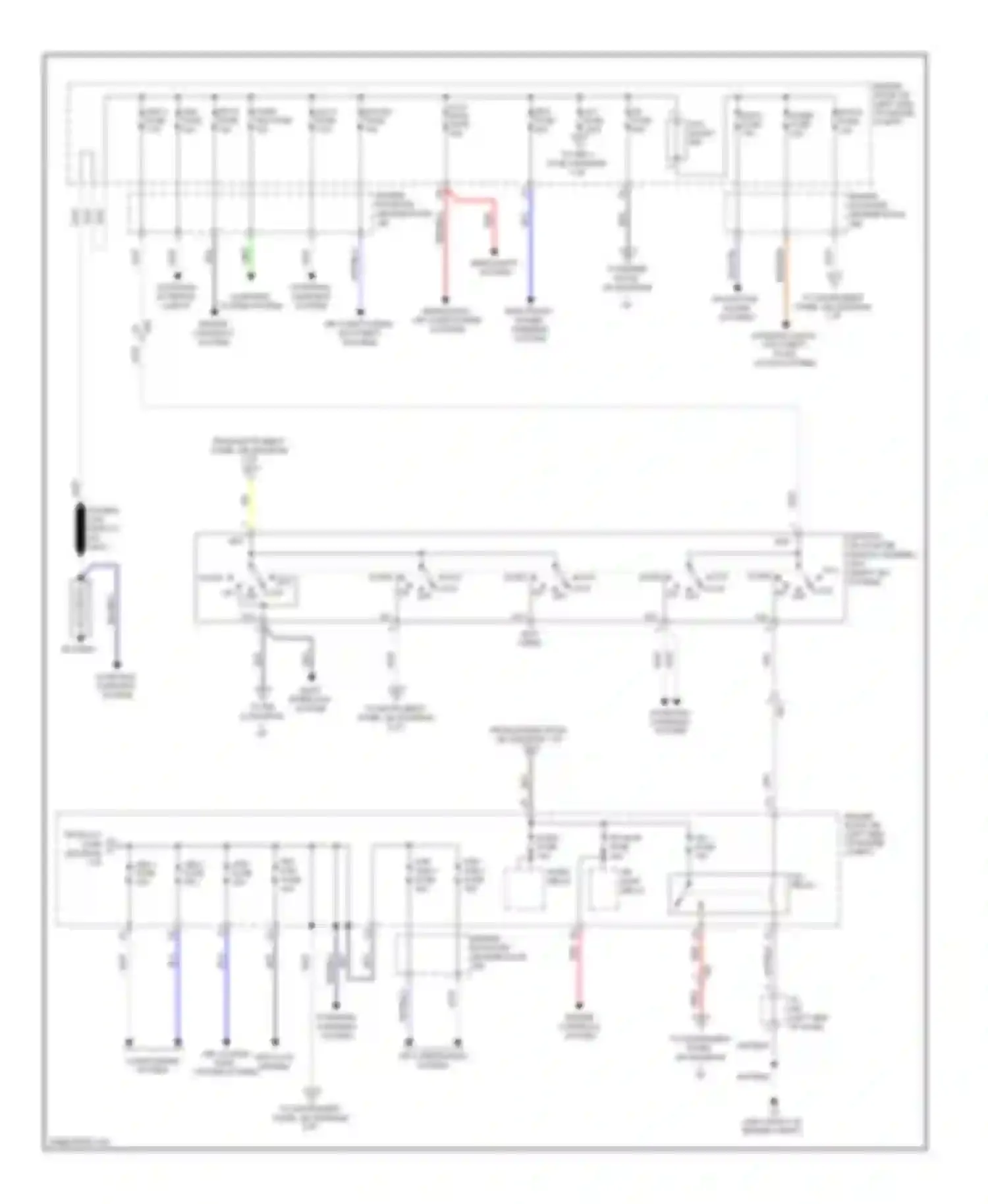 Corolla Toyota X facelift (2010-2013): Power distribution circuit, tmc made (1 of 3)