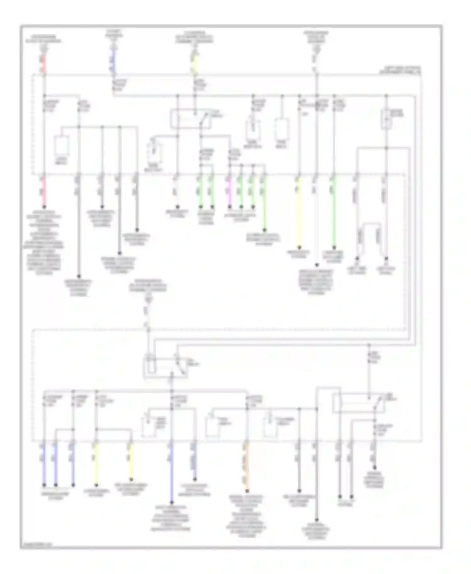 Corolla Toyota X facelift (2010-2013): Power distribution circuit, tmc made (2 of 3)