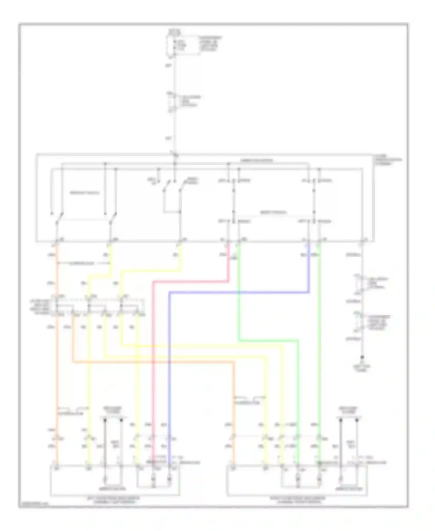Corolla Toyota X facelift (2010-2013): Power mirrors circuit, tmc made