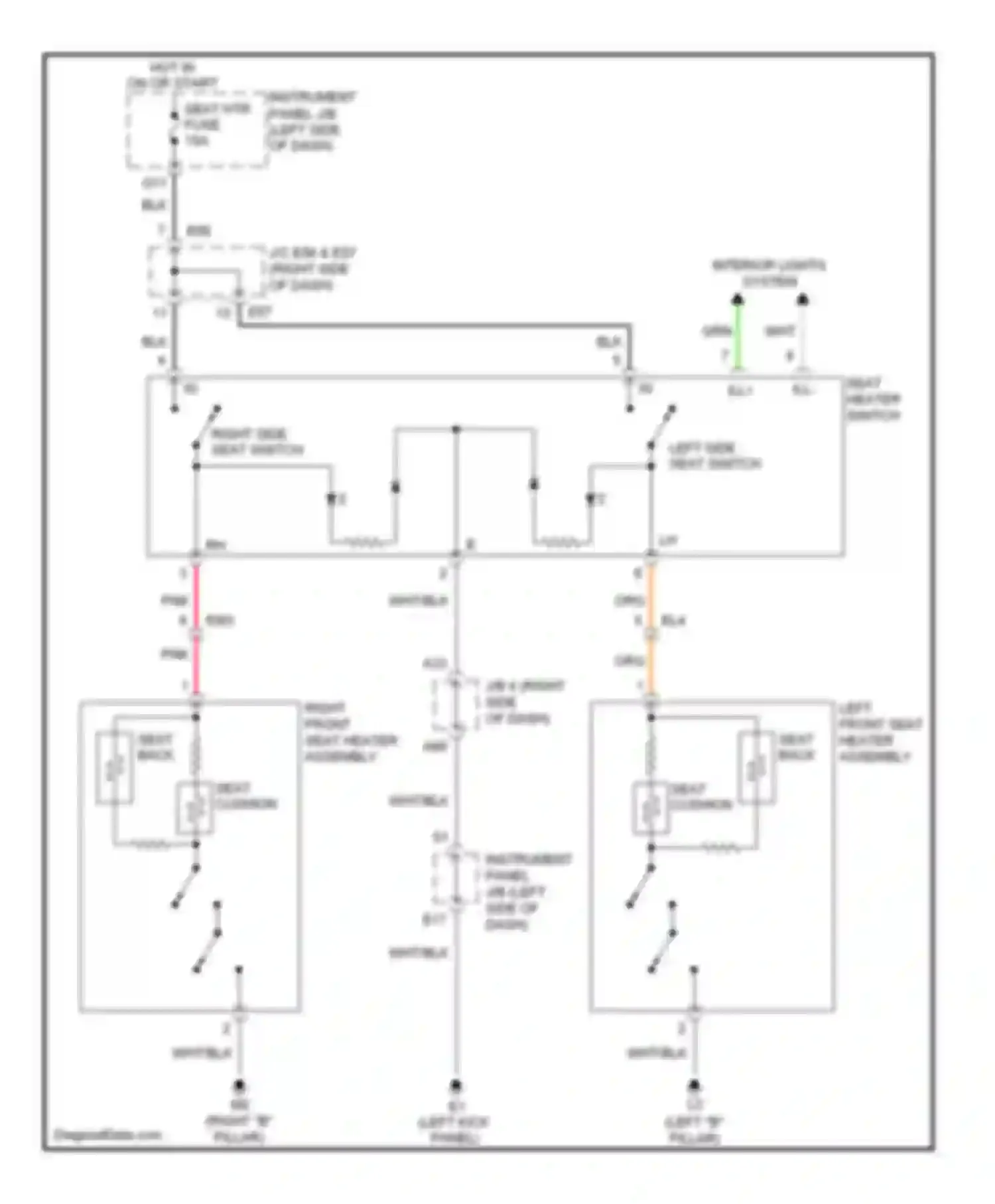 Corolla Toyota X facelift (2010-2013): Heated seats circuit, tmc made